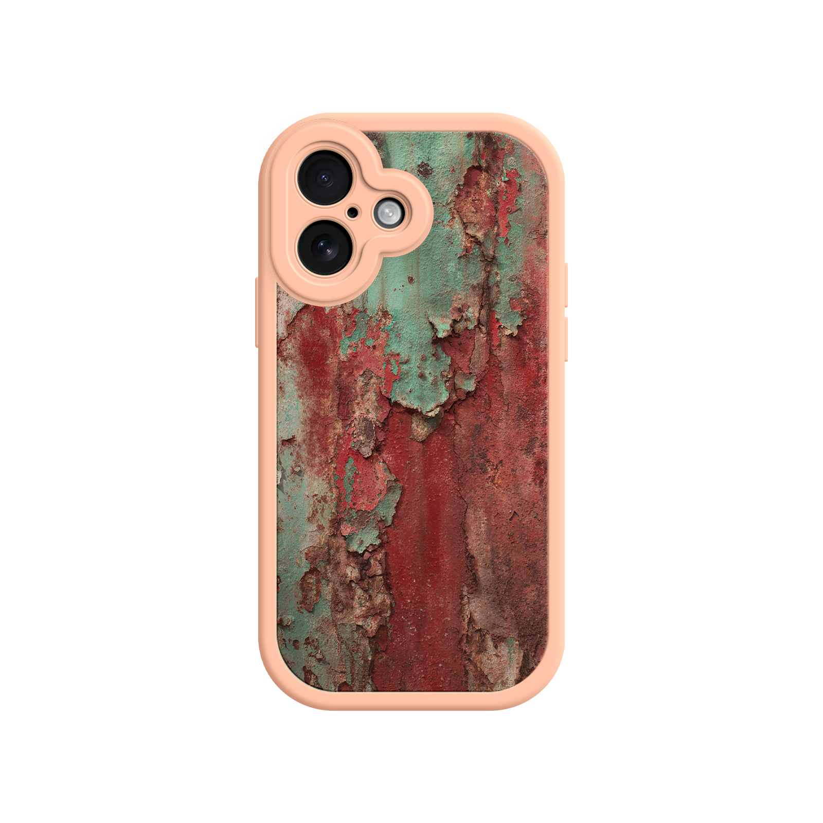 Rustic Metal Texture Phone Case – Vintage Industrial Style for iPhone 17