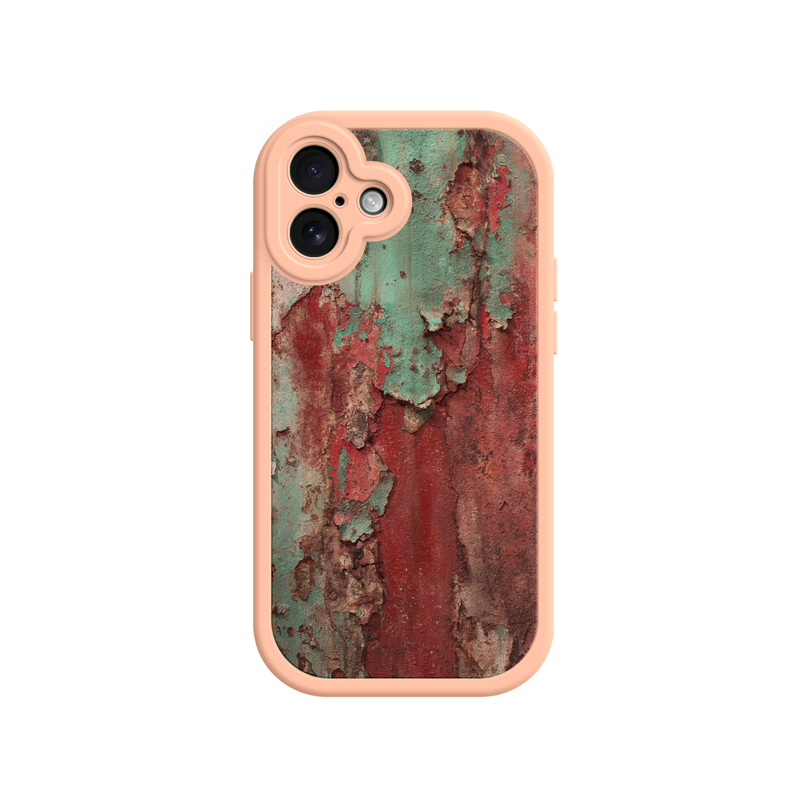 Rustic Metal Texture Phone Case – Vintage Industrial Style for iPhone 17
