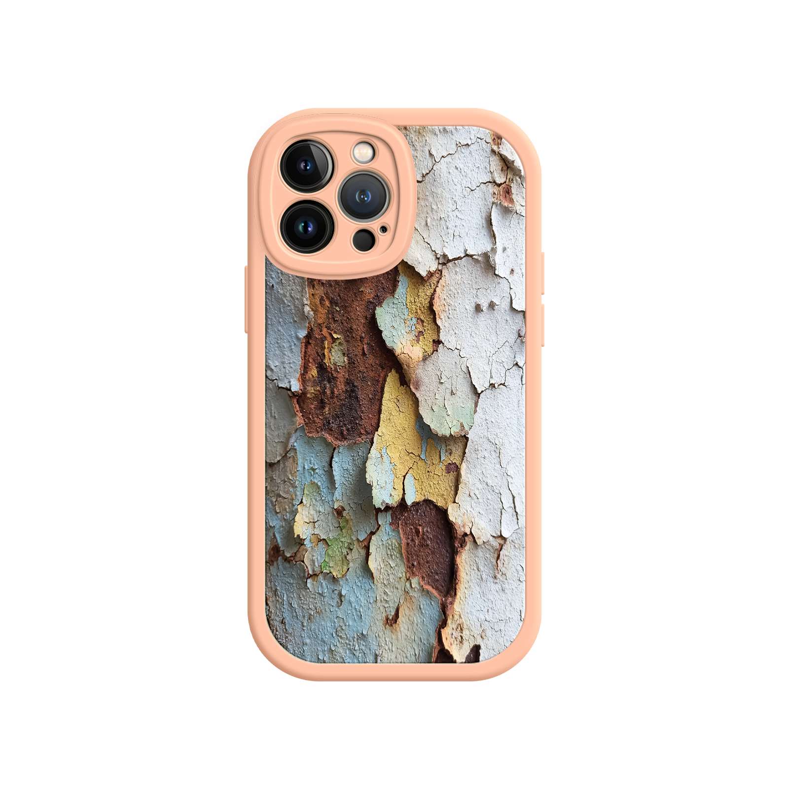 Rustic Patina Phone Case – Vintage Peeling Paint Design for iPhone 17