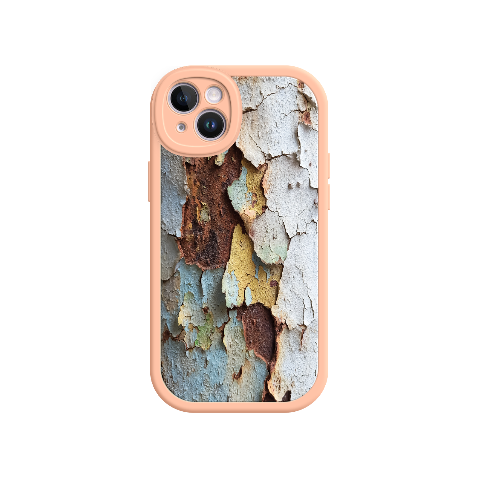 Rustic Patina Phone Case – Vintage Peeling Paint Design for iPhone 17