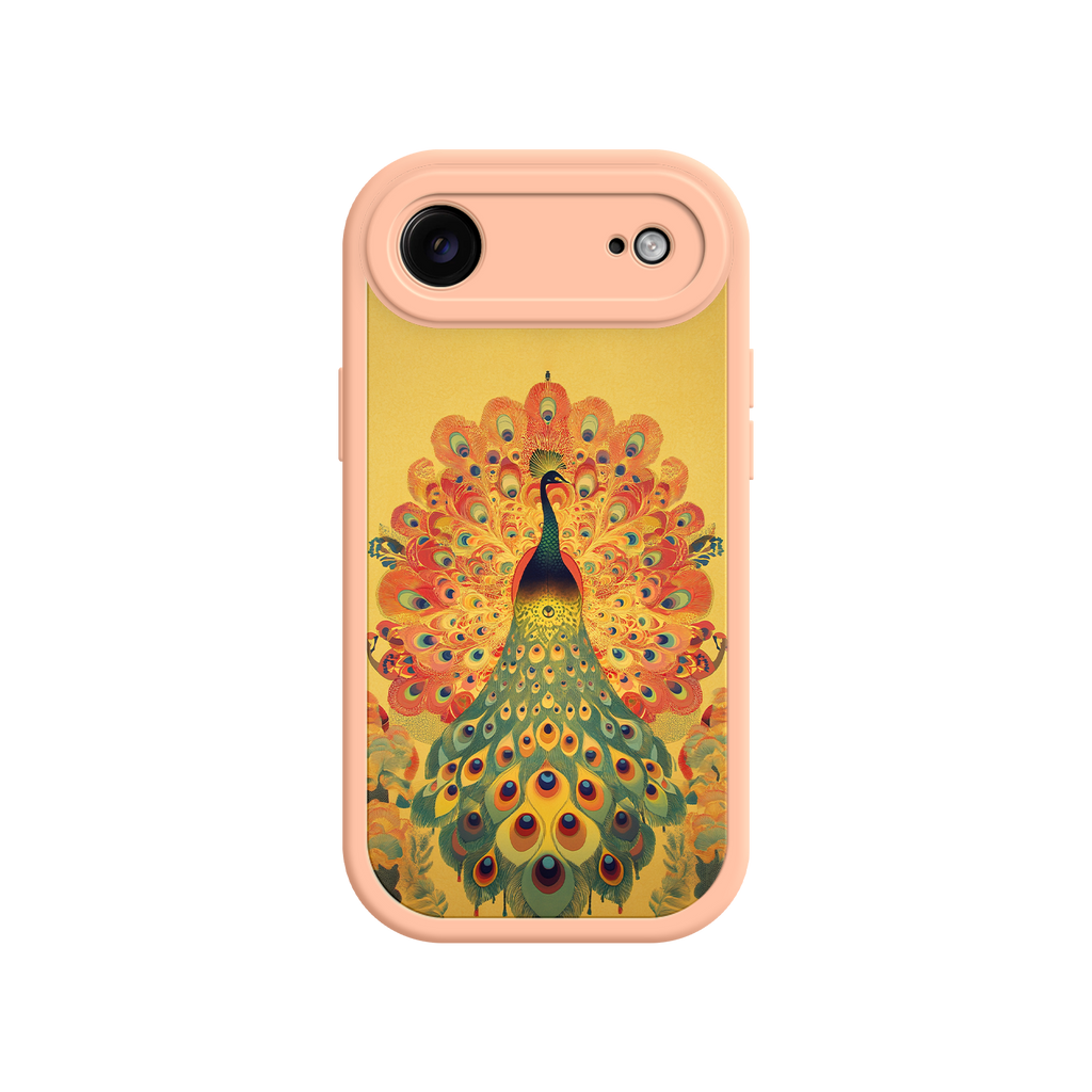 Peacock iPhone Case – Artistic Bird Design with Vibrant Feathers & Boho Style