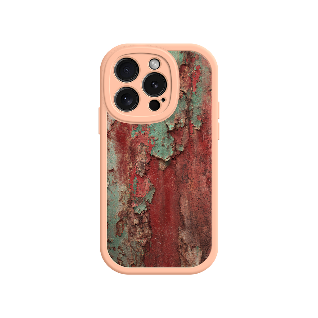 Rustic Metal Texture Phone Case – Vintage Industrial Style for iPhone 17