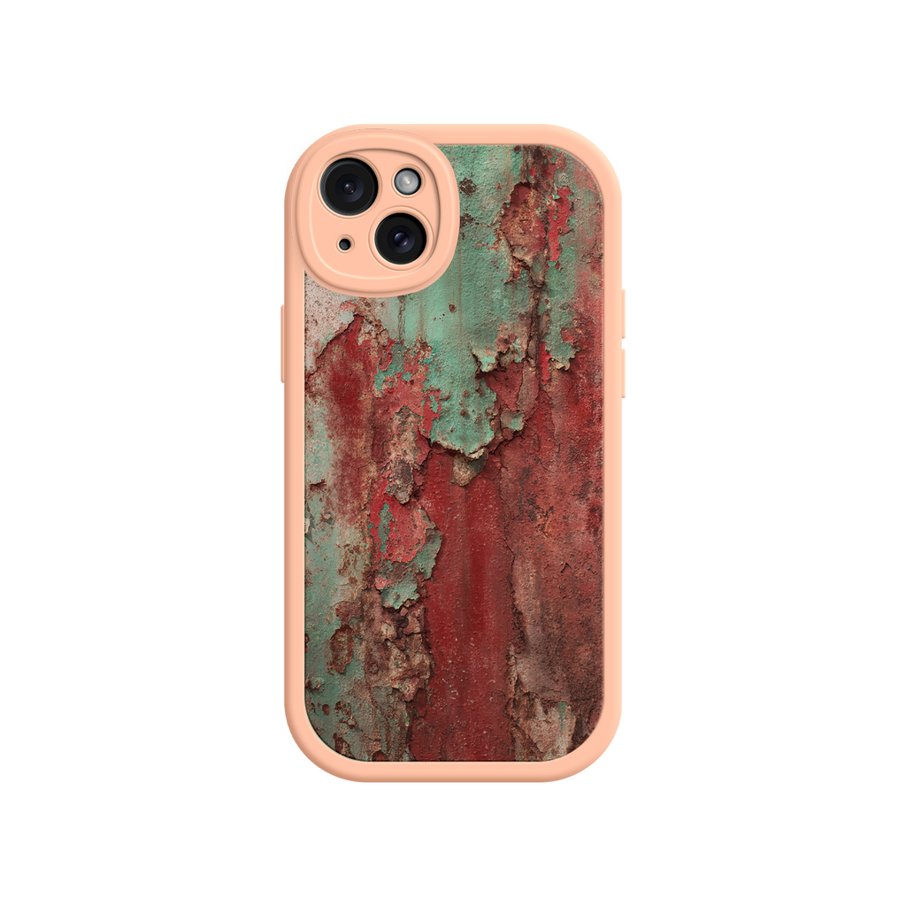 Rustic Metal Texture Phone Case – Vintage Industrial Style for iPhone 17