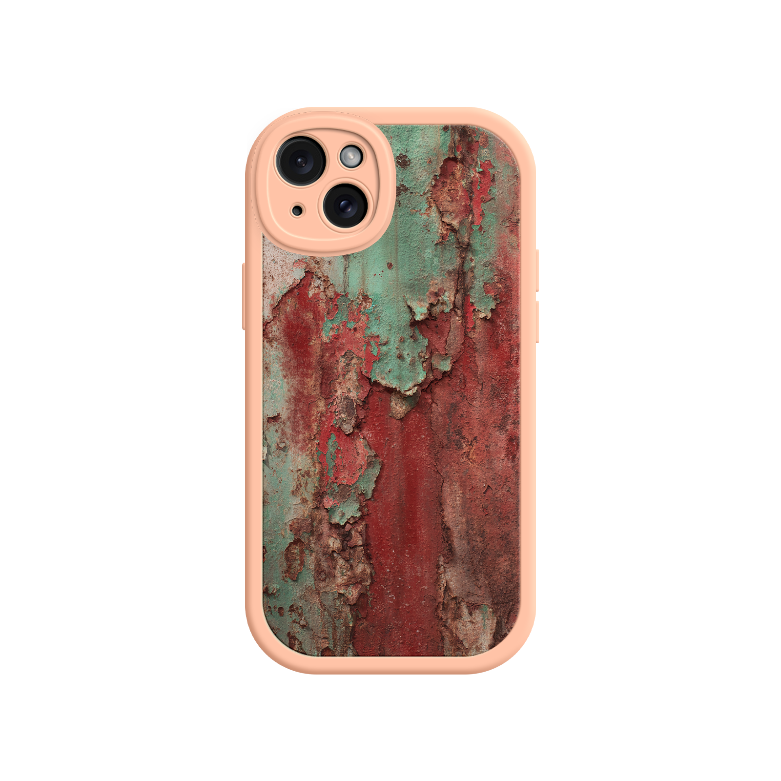 Rustic Metal Texture Phone Case – Vintage Industrial Style for iPhone 17