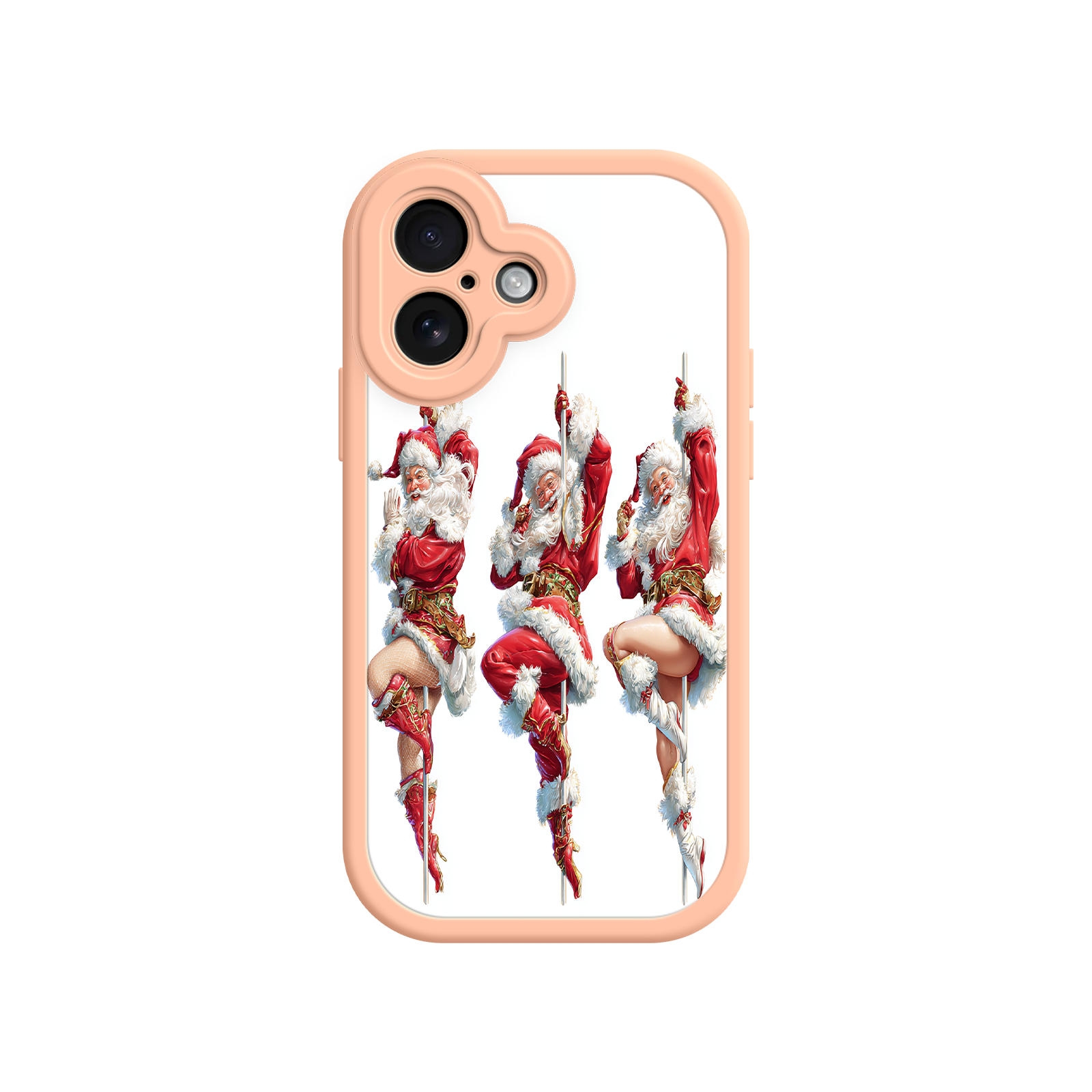 Santa Claus phone case for holiday photo shoots