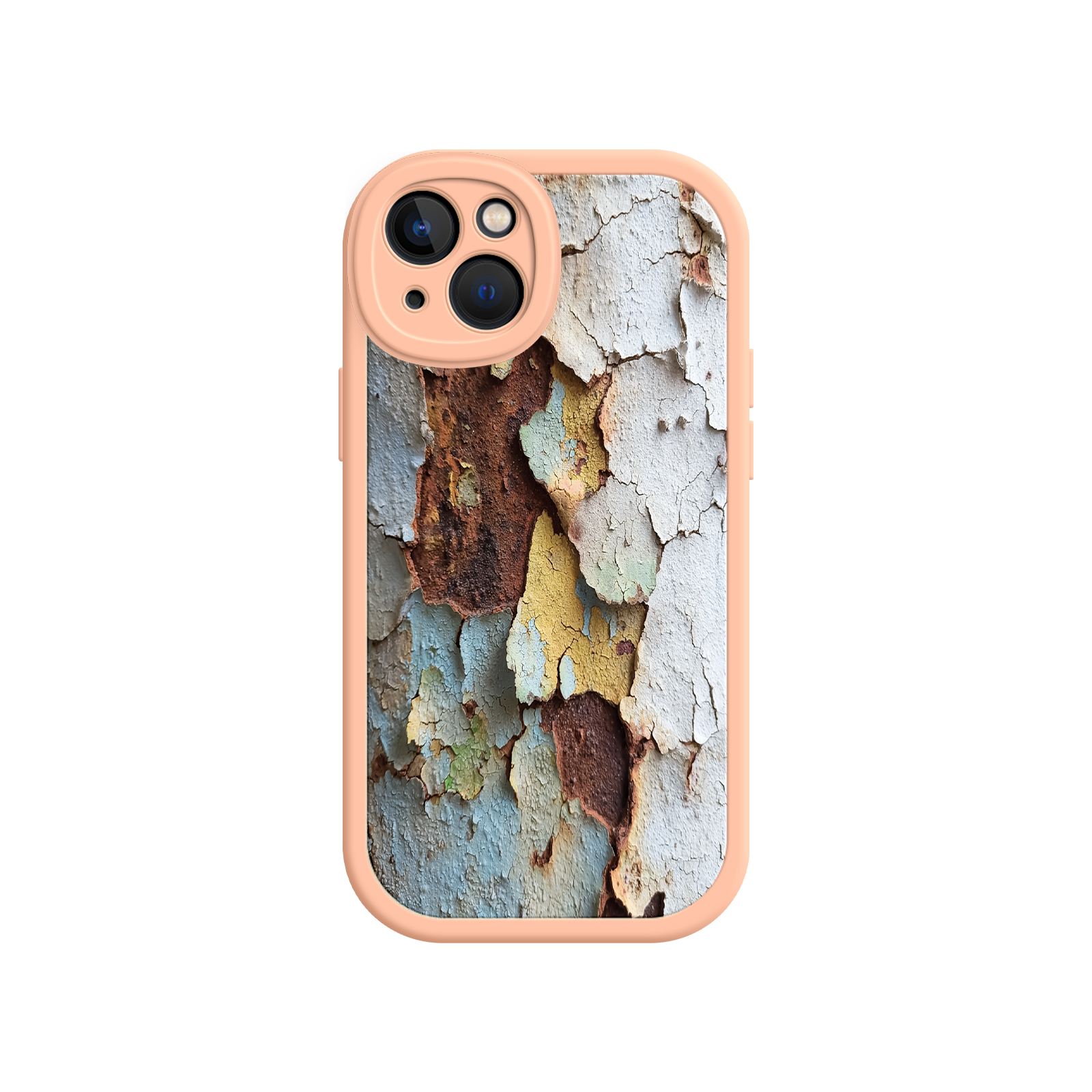 Rustic Patina Phone Case – Vintage Peeling Paint Design for iPhone 17