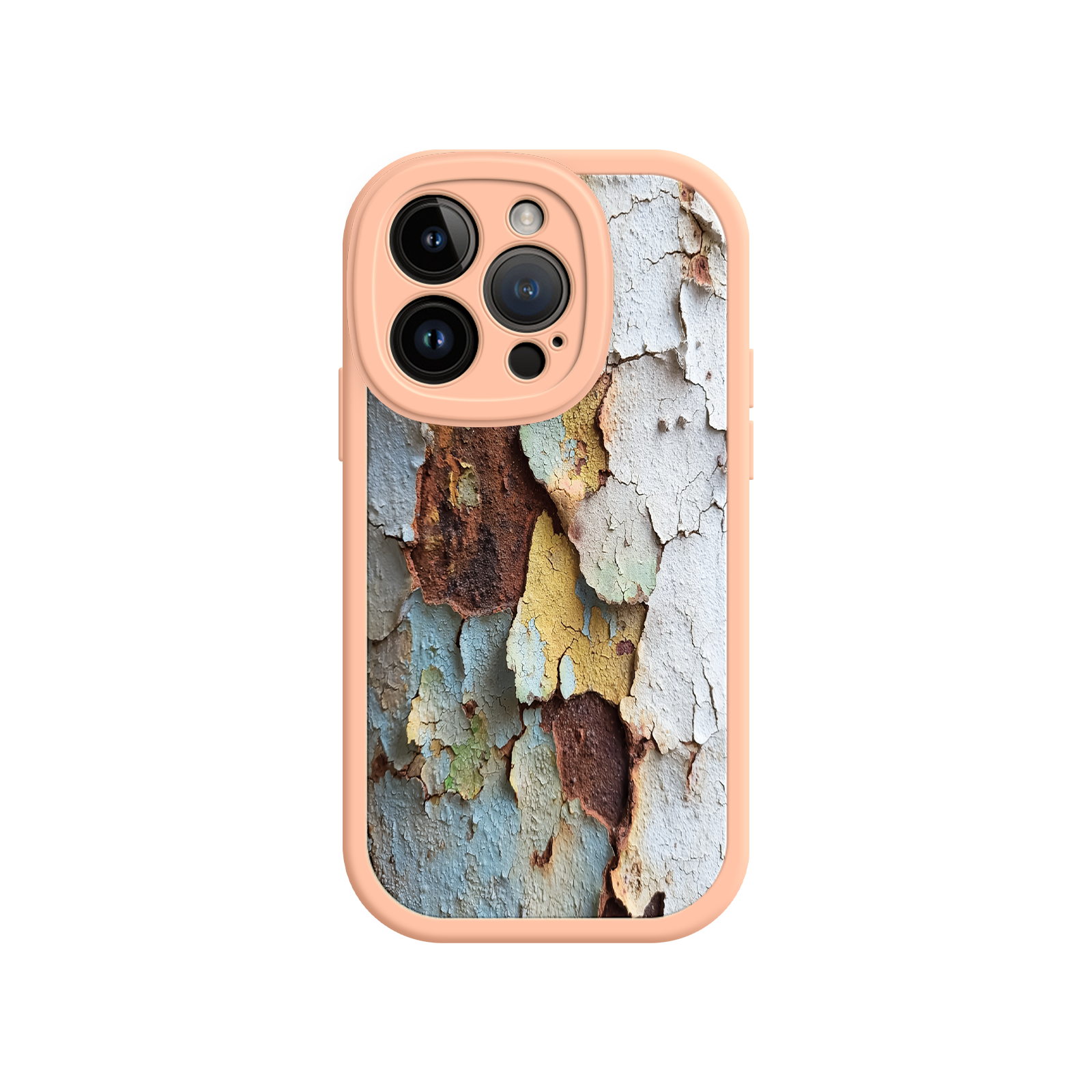 Rustic Patina Phone Case – Vintage Peeling Paint Design for iPhone 17