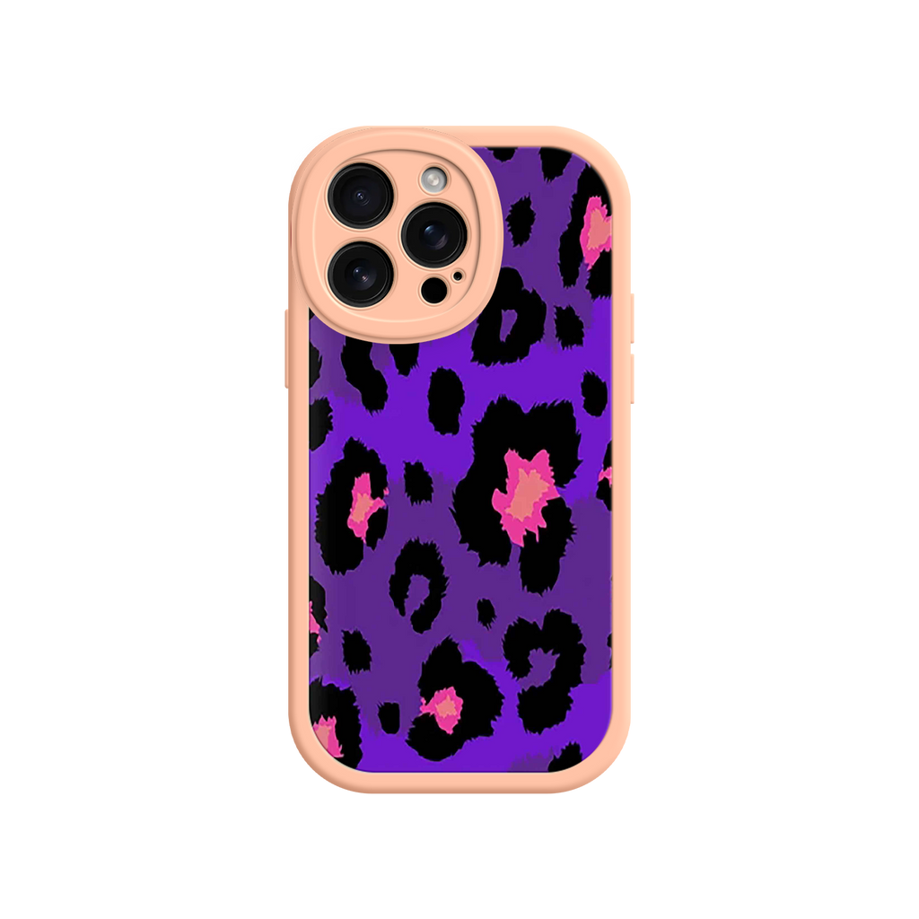 Purple Leopard Print iPhone 17 Case – Trendy Animal Print, Protective Fashion Cover, Bold & Stylish Design