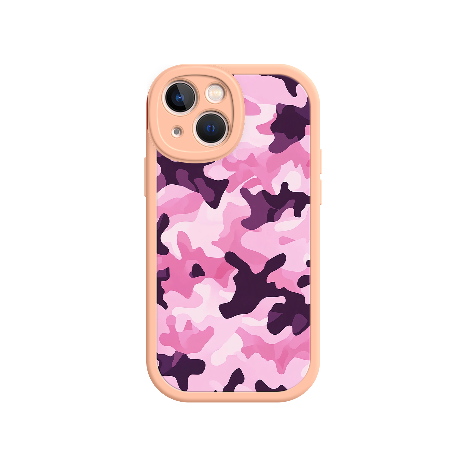 Pink Camo iPhone 17 Case – Camouflage, Feminine Style, Protective Phone Cover