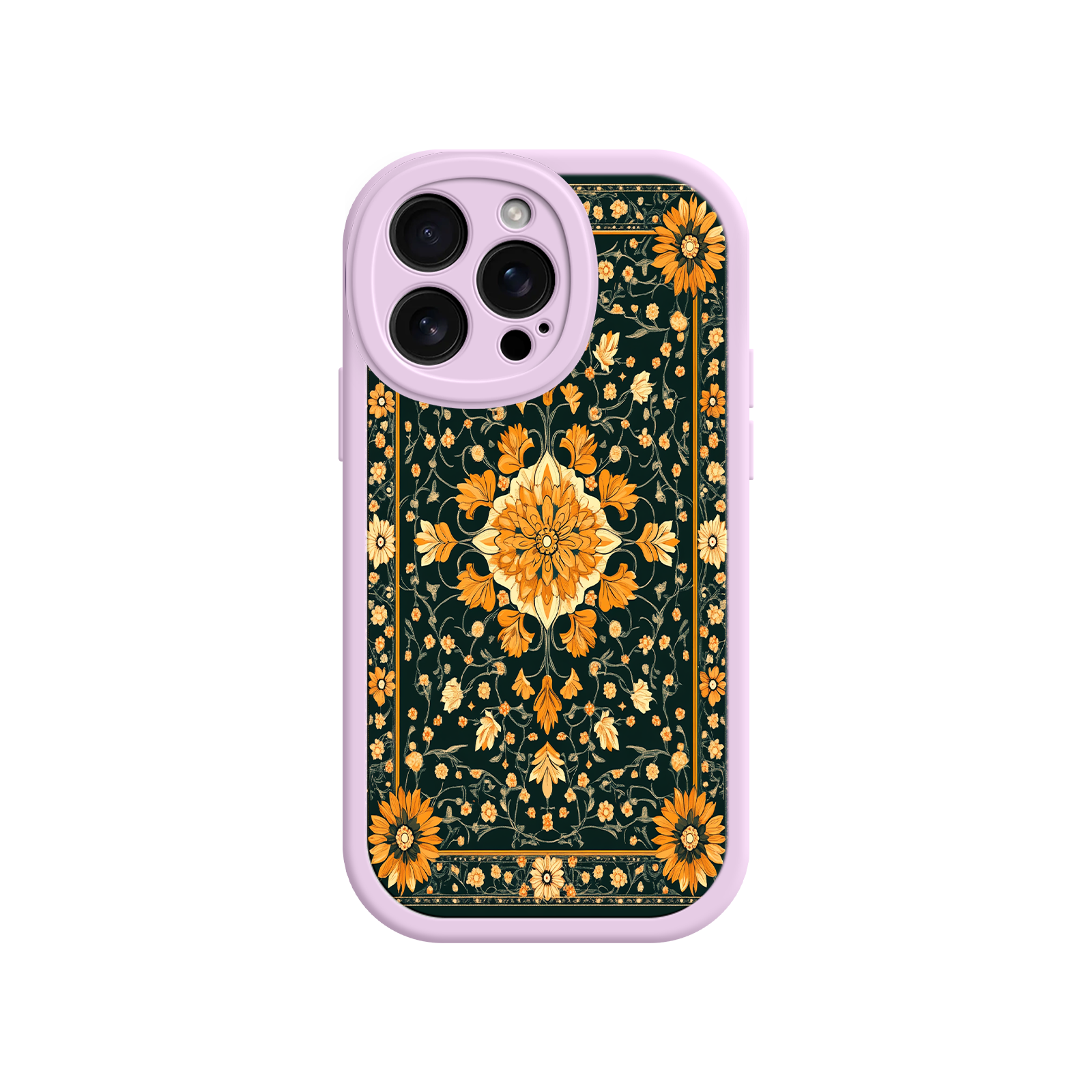 Ornate Floral iPhone 17 Case – Baroque Vintage Pattern Protective Cover for iPhone 16 Pro / Max