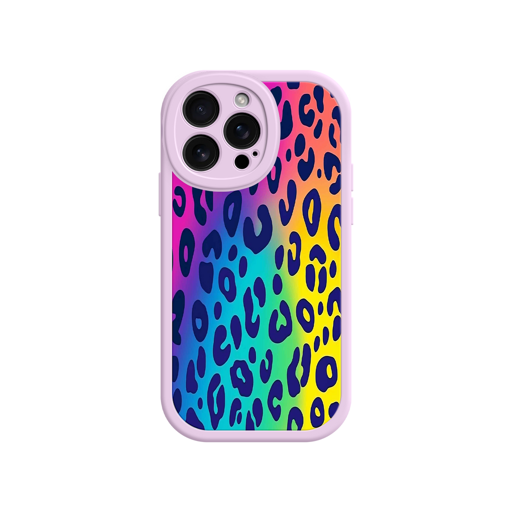 Rainbow Leopard Print iPhone 17 Case – Vibrant Gradient Leopard Pattern, Colorful Animal Print Design, Trendy Animal Print Phone Cover