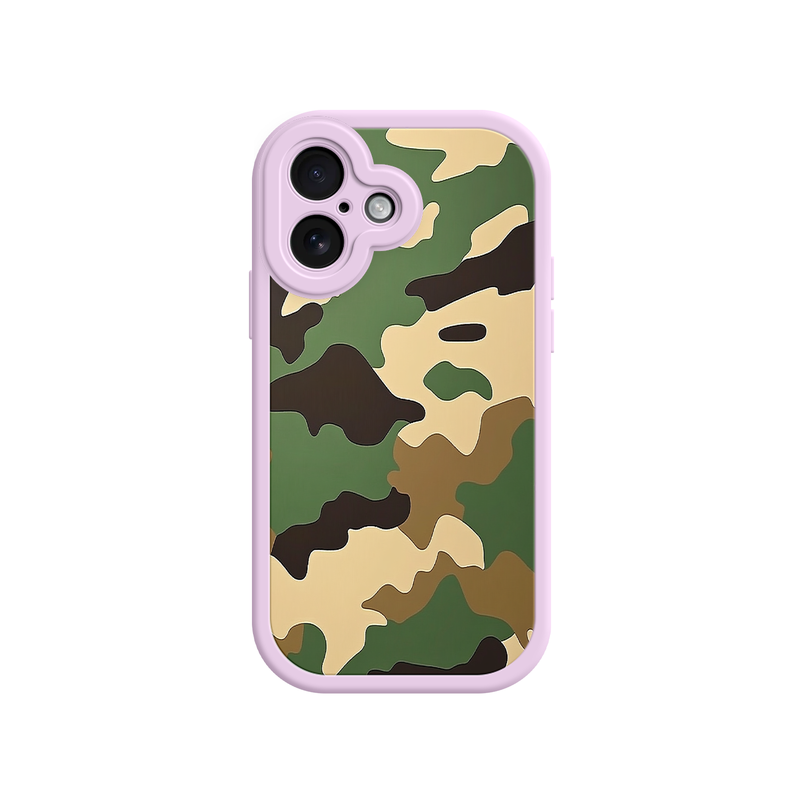 Military Camo iPhone 17 Case – Woodland Camouflage, Tactical Design, Rugged Phone Cover