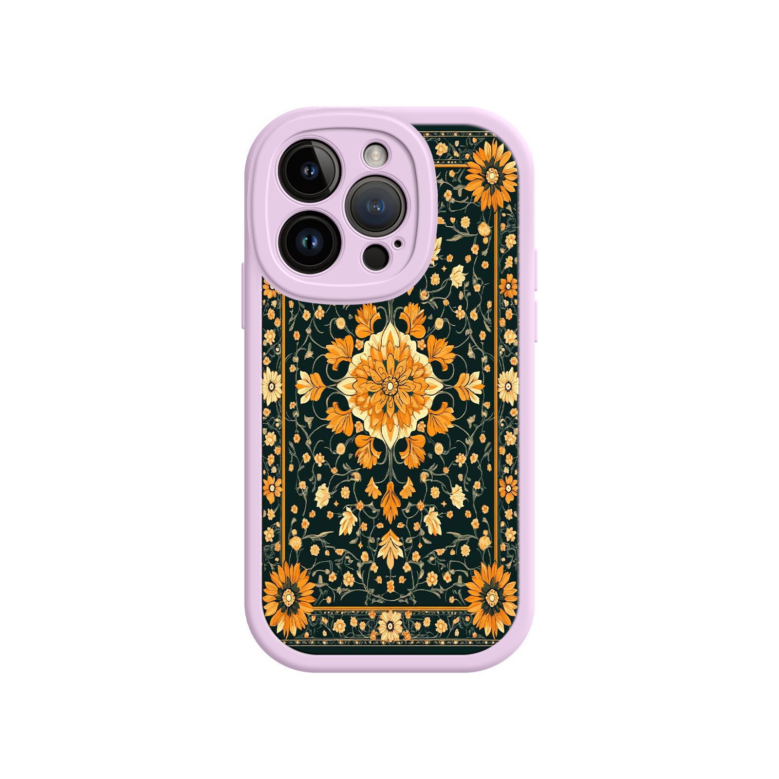 Ornate Floral iPhone 17 Case – Baroque Vintage Pattern Protective Cover for iPhone 16 Pro / Max