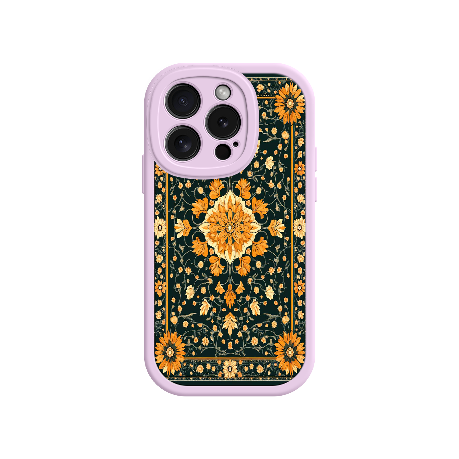 Ornate Floral iPhone 17 Case – Baroque Vintage Pattern Protective Cover for iPhone 16 Pro / Max