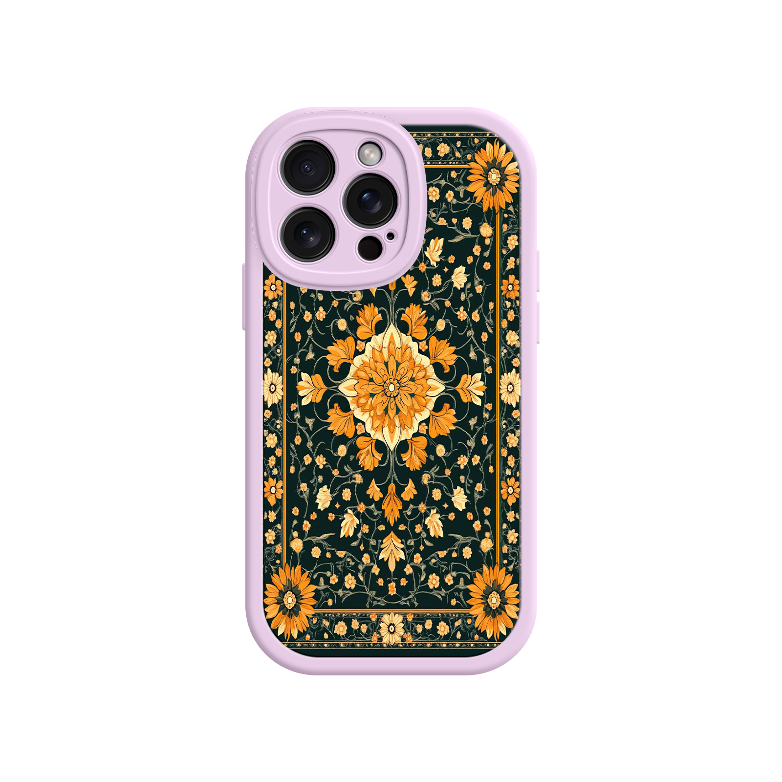 Ornate Floral iPhone 17 Case – Baroque Vintage Pattern Protective Cover for iPhone 16 Pro / Max