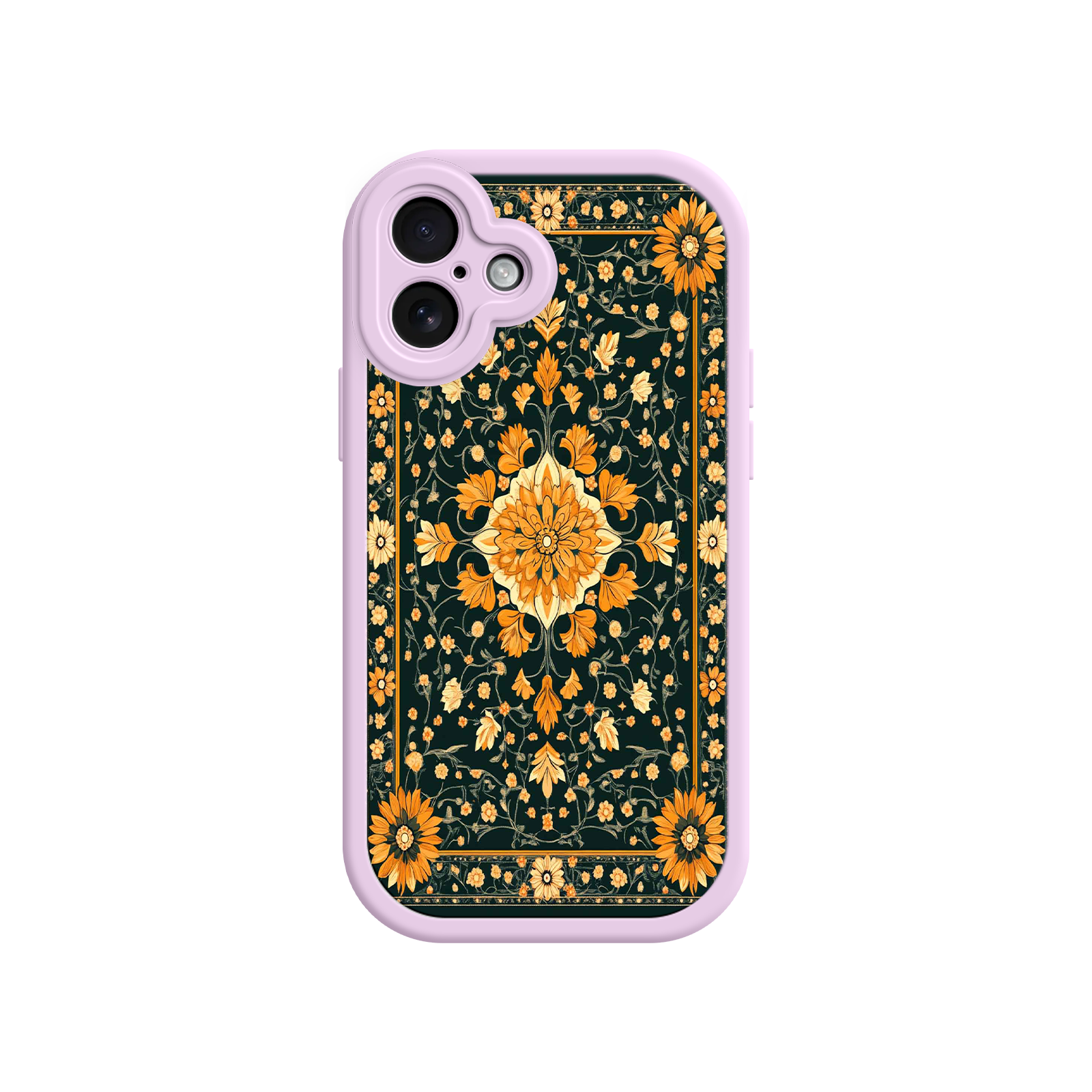 Ornate Floral iPhone 17 Case – Baroque Vintage Pattern Protective Cover for iPhone 16 Pro / Max