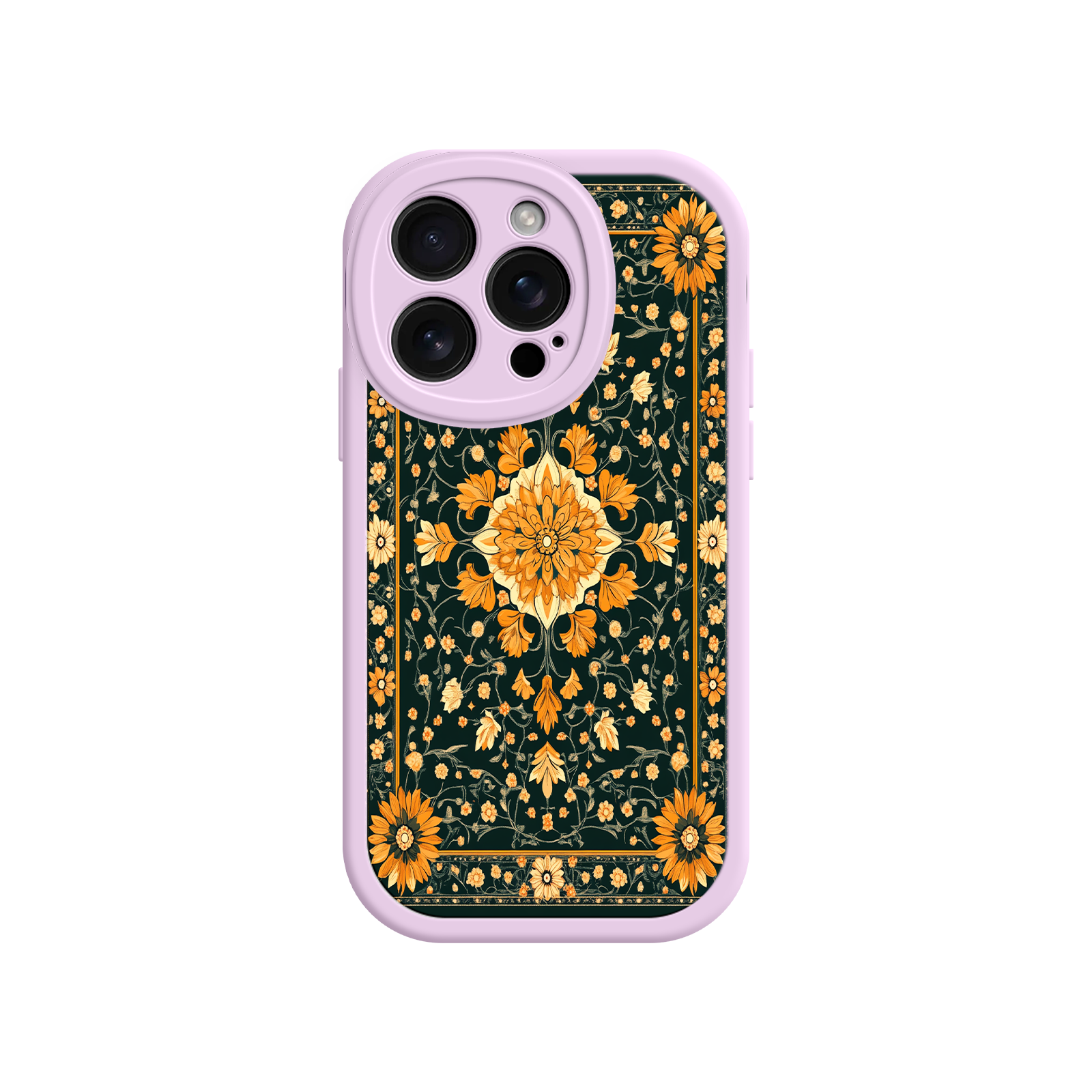 Ornate Floral iPhone 17 Case – Baroque Vintage Pattern Protective Cover for iPhone 16 Pro / Max