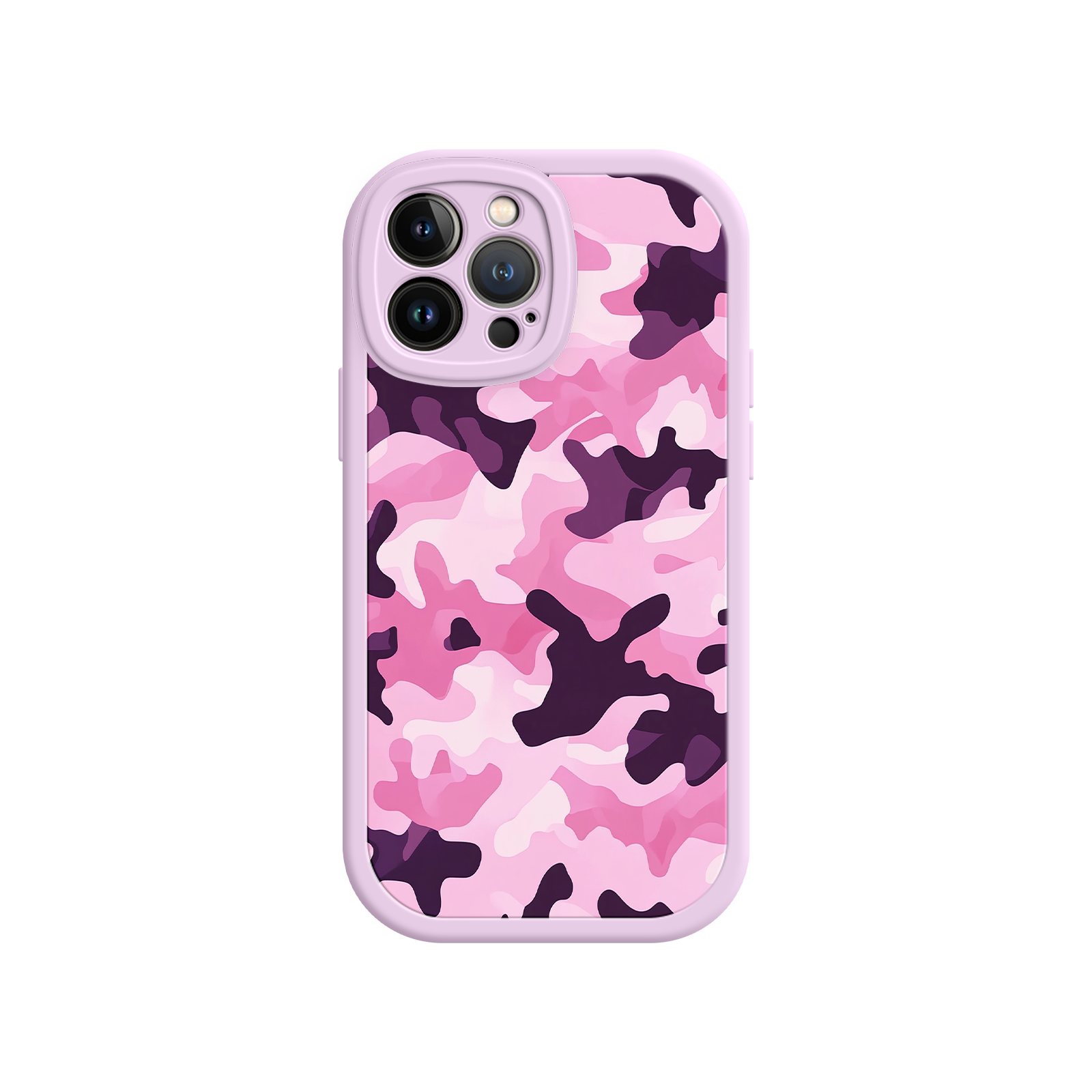 Pink Camo iPhone 17 Case – Camouflage, Feminine Style, Protective Phone Cover
