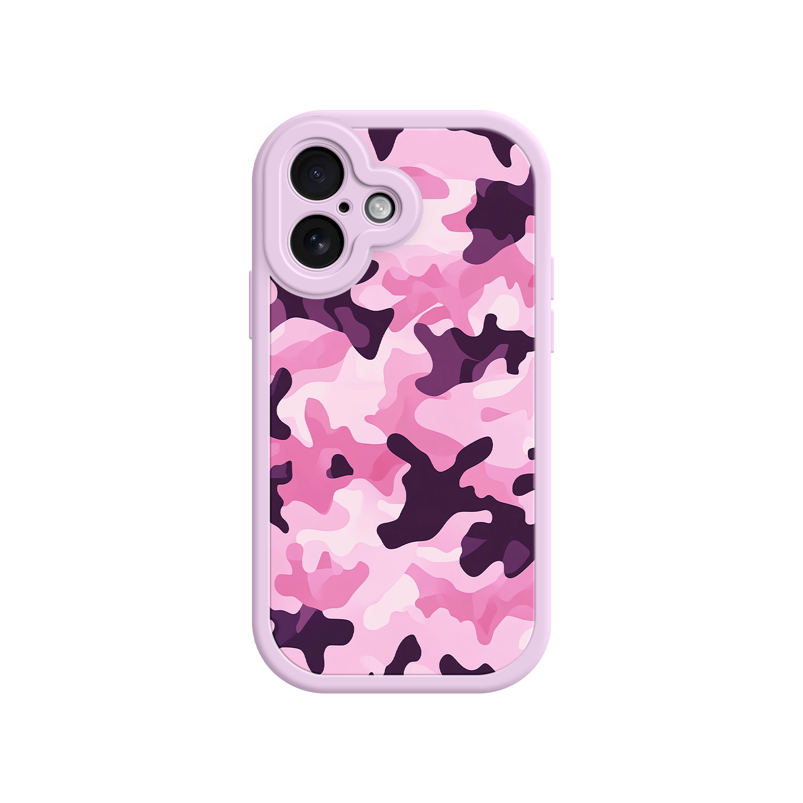 Pink Camo iPhone 17 Case – Camouflage, Feminine Style, Protective Phone Cover
