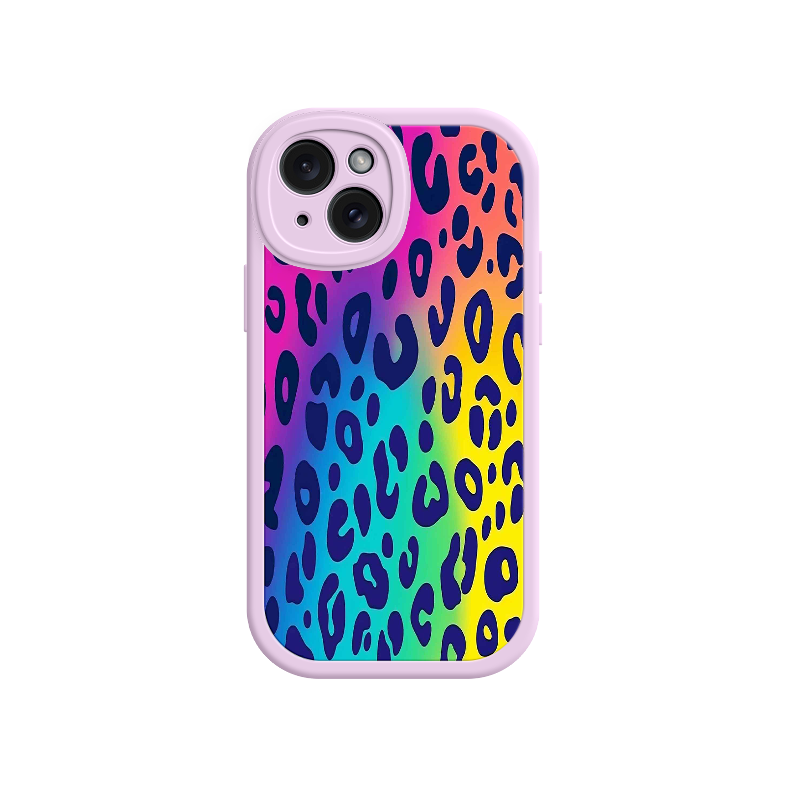 Rainbow Leopard Print iPhone 17 Case – Vibrant Gradient Leopard Pattern, Colorful Animal Print Design, Trendy Animal Print Phone Cover