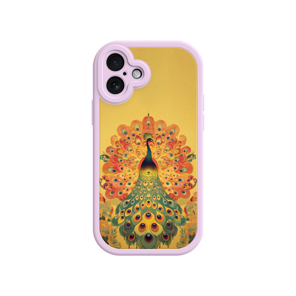 Peacock iPhone Case – Artistic Bird Design with Vibrant Feathers & Boho Style