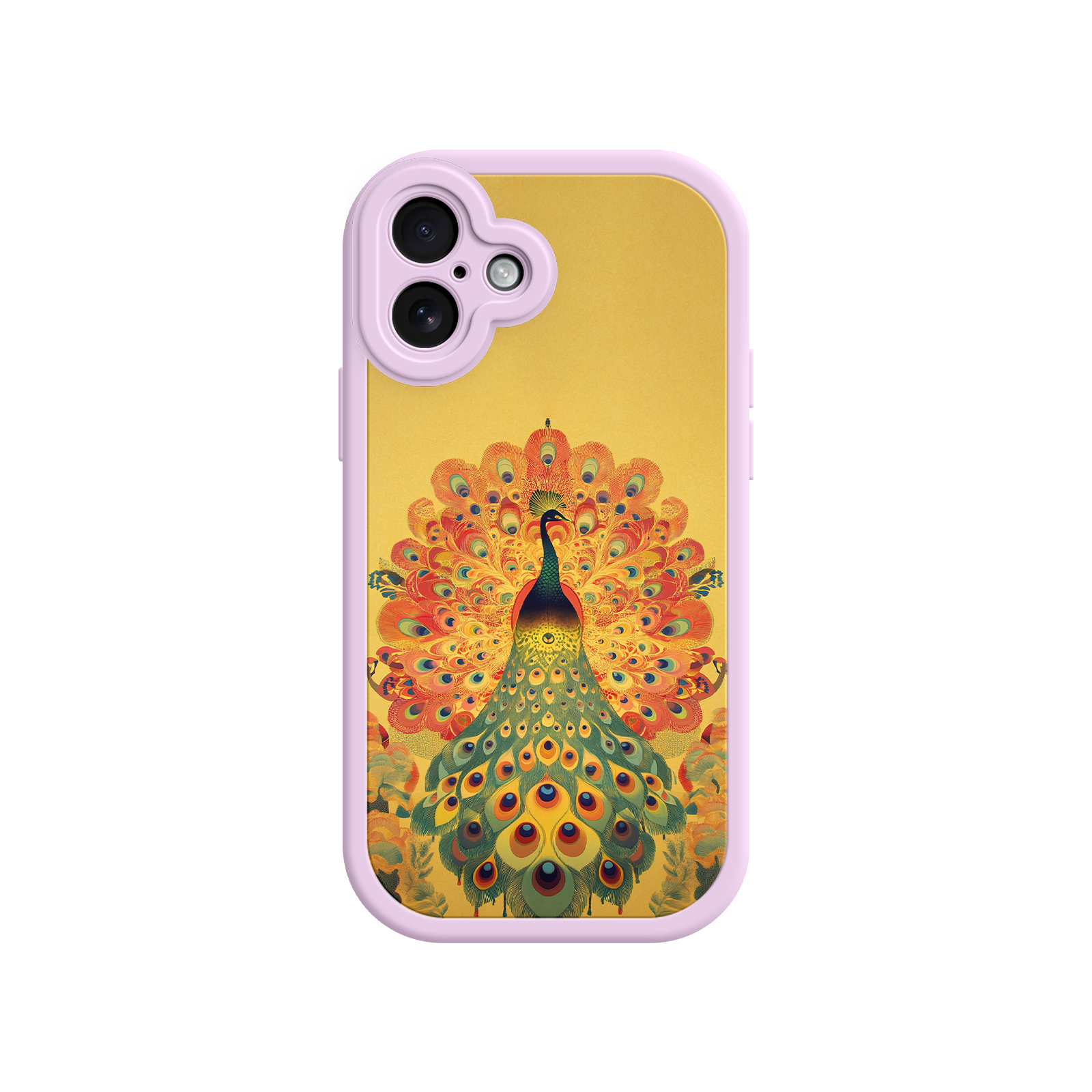 Peacock iPhone Case – Artistic Bird Design with Vibrant Feathers & Boho Style