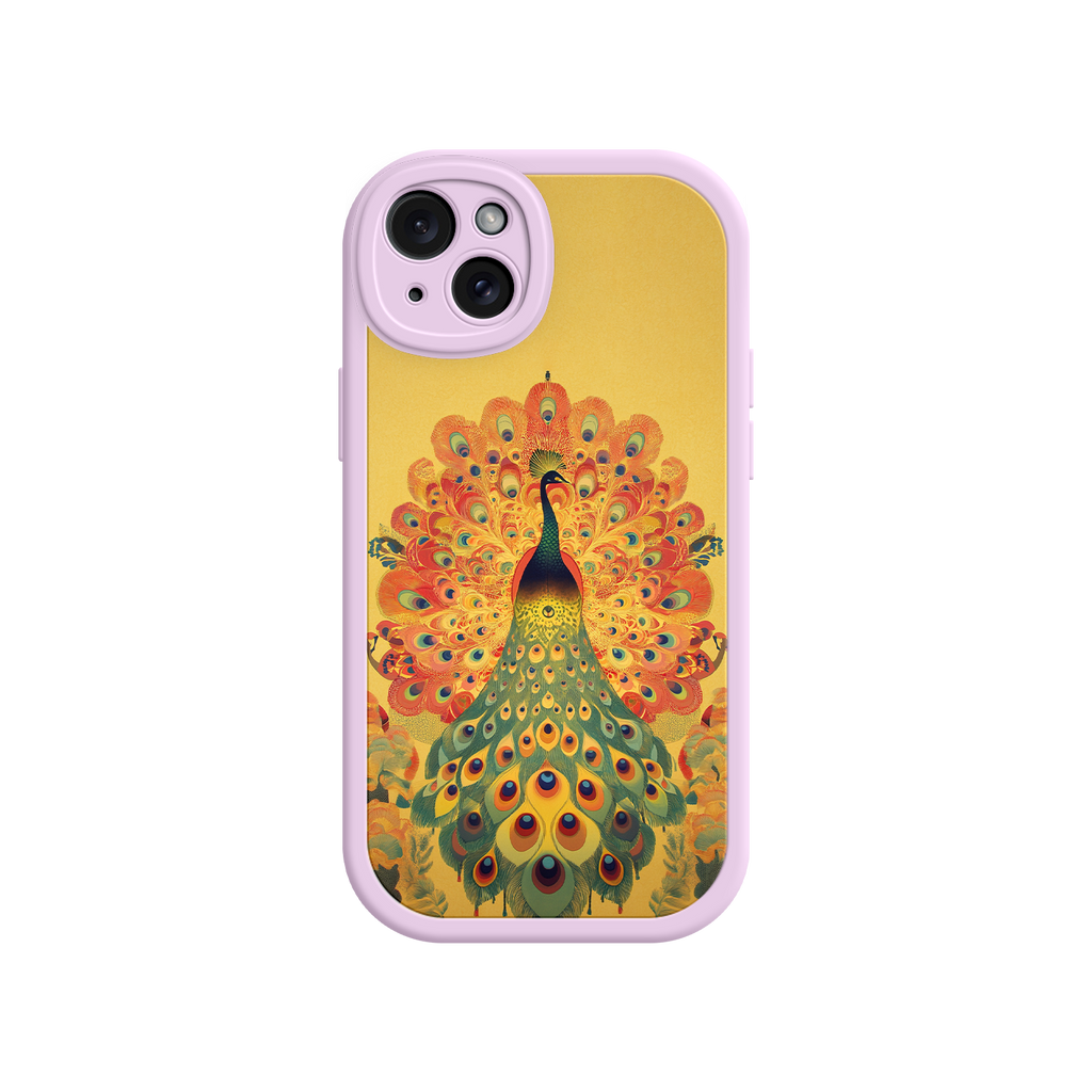 Peacock iPhone Case – Artistic Bird Design with Vibrant Feathers & Boho Style