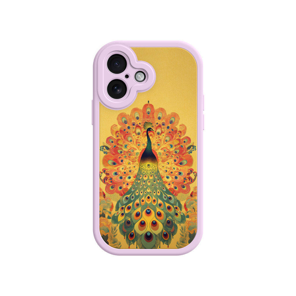 Peacock iPhone Case – Artistic Bird Design with Vibrant Feathers & Boho Style