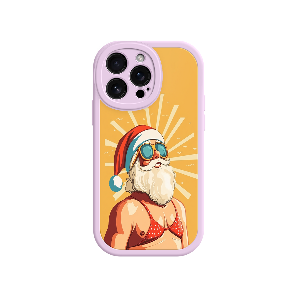 Unique iPhone case with playful holiday design