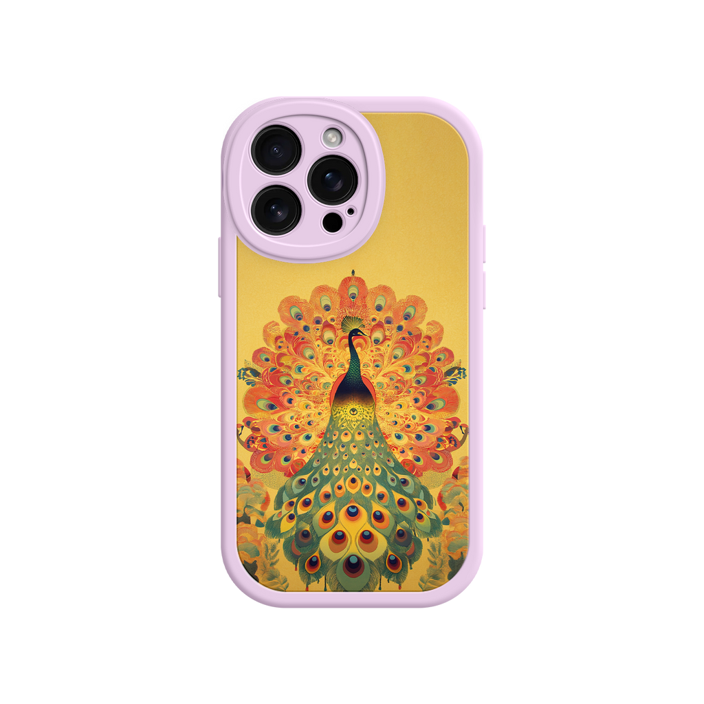 Peacock iPhone Case – Artistic Bird Design with Vibrant Feathers & Boho Style