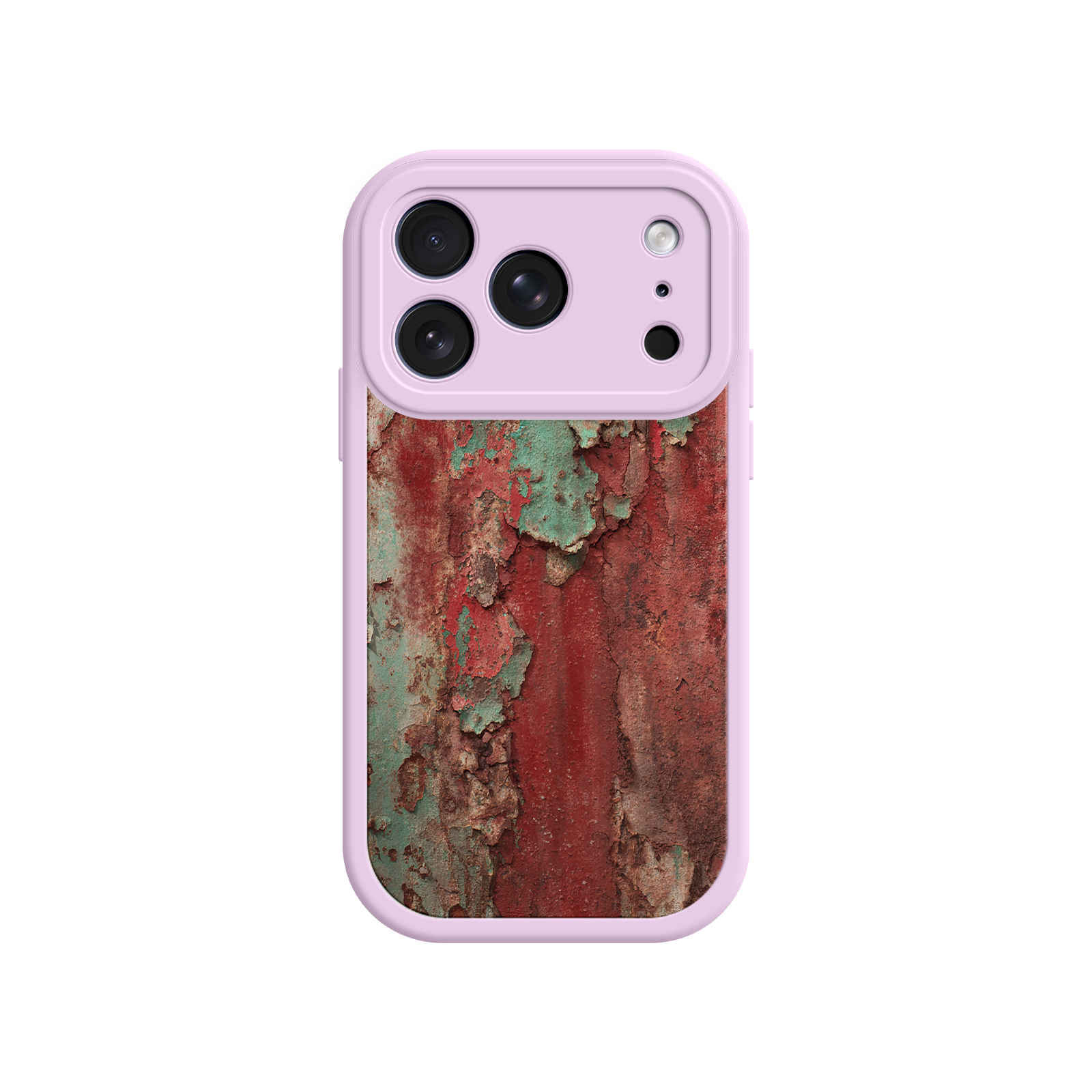 Rustic Metal Texture Phone Case – Vintage Industrial Style for iPhone 17