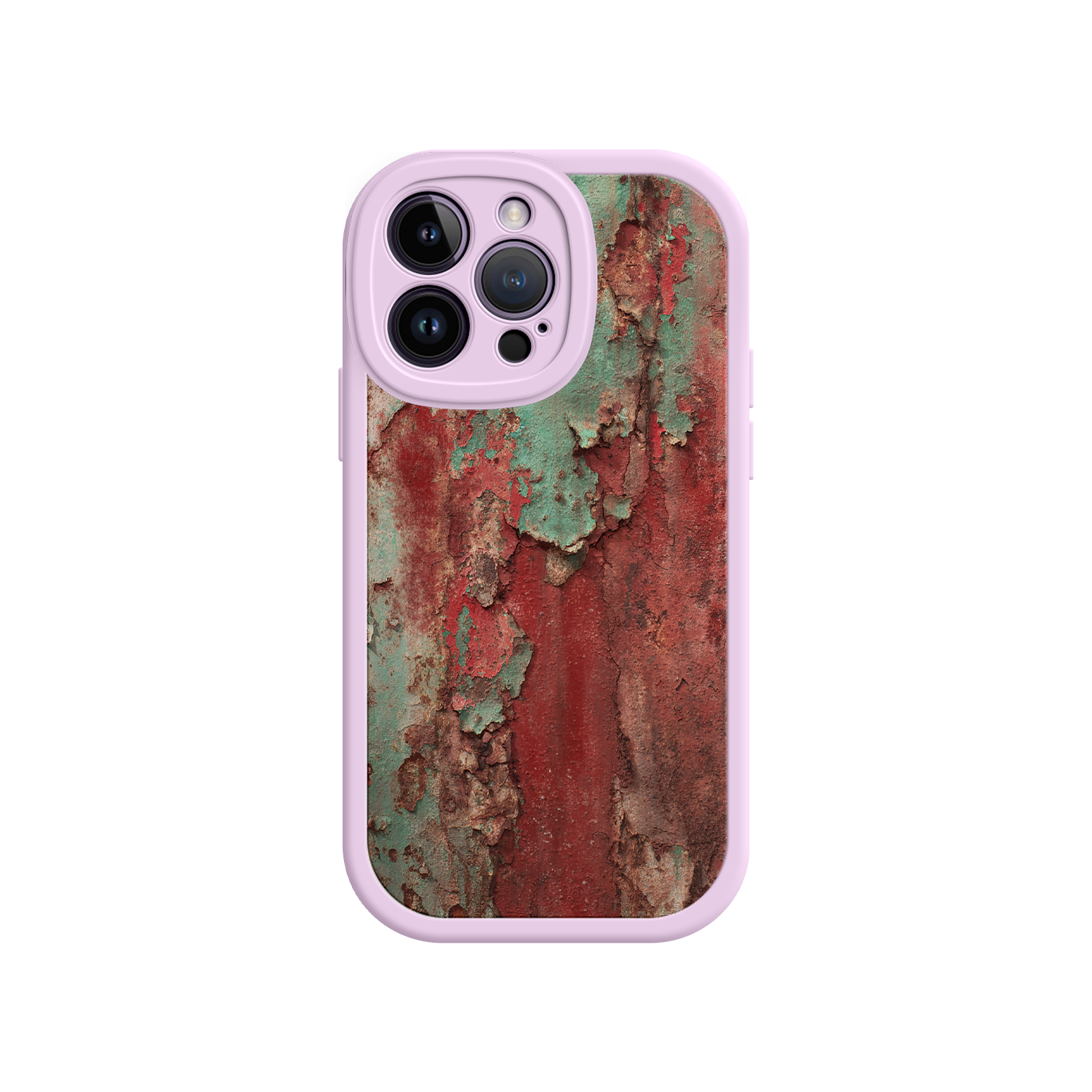 Christmas gift phone case with aged metal artwork