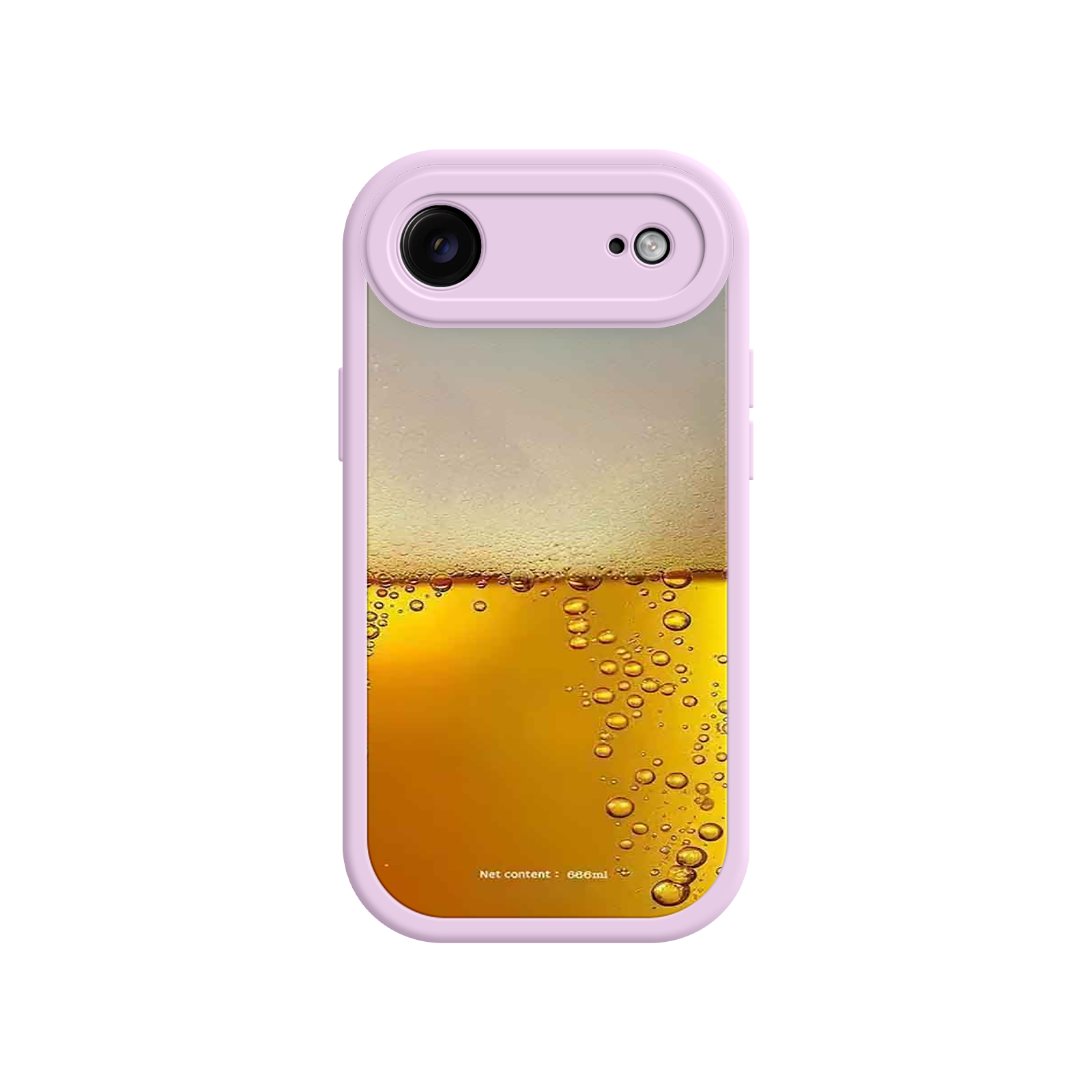 Funny Beer Glass Phone Case – Realistic Foam Design, Novelty Gift for Beer Lovers
