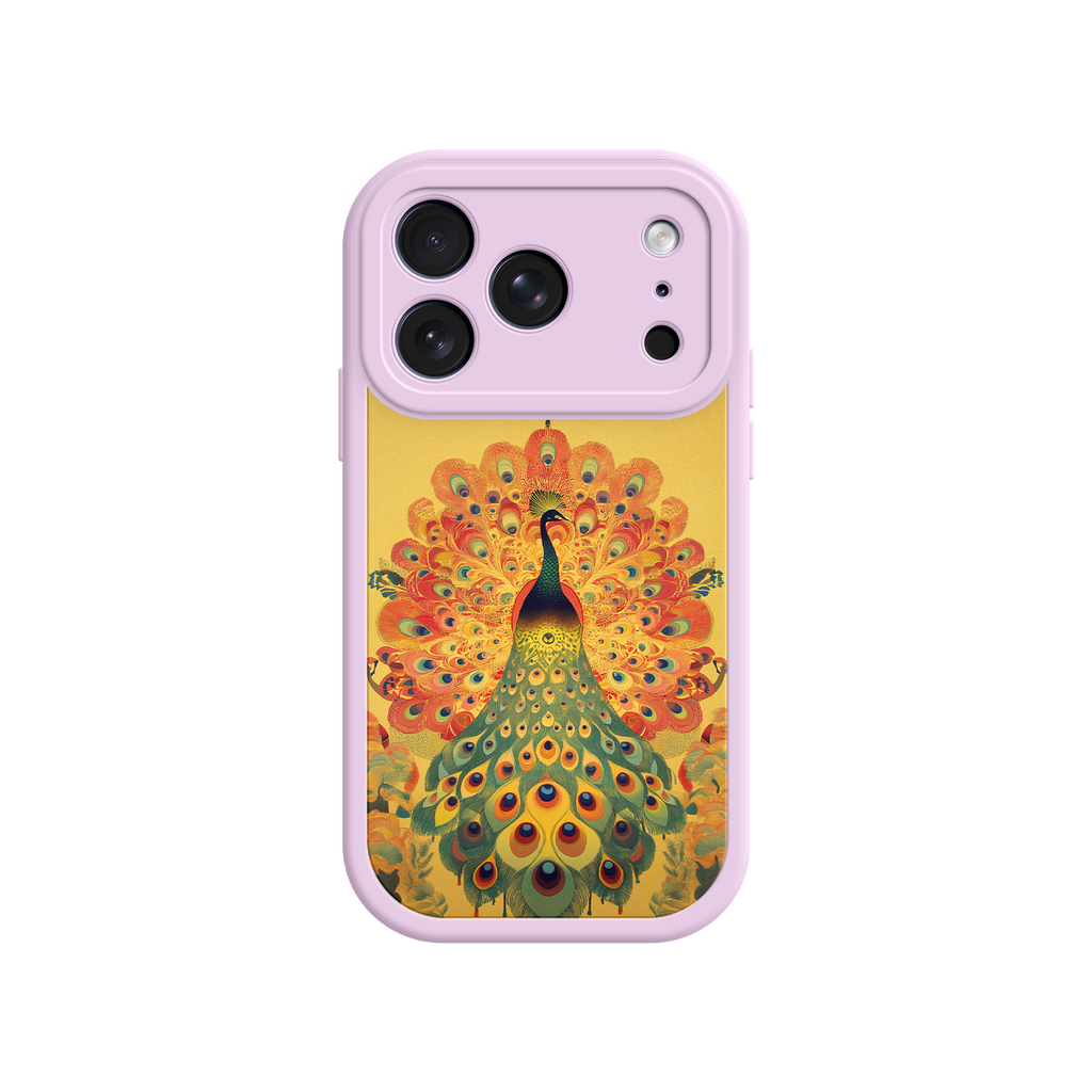 Peacock iPhone Case – Artistic Bird Design with Vibrant Feathers & Boho Style