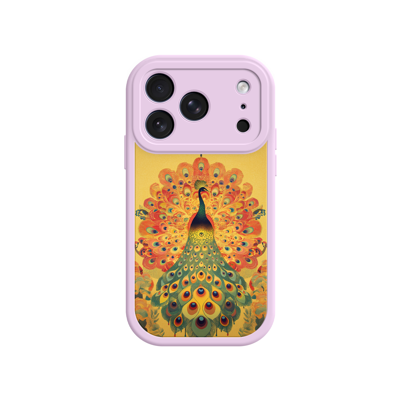 Peacock iPhone Case – Artistic Bird Design with Vibrant Feathers & Boho Style