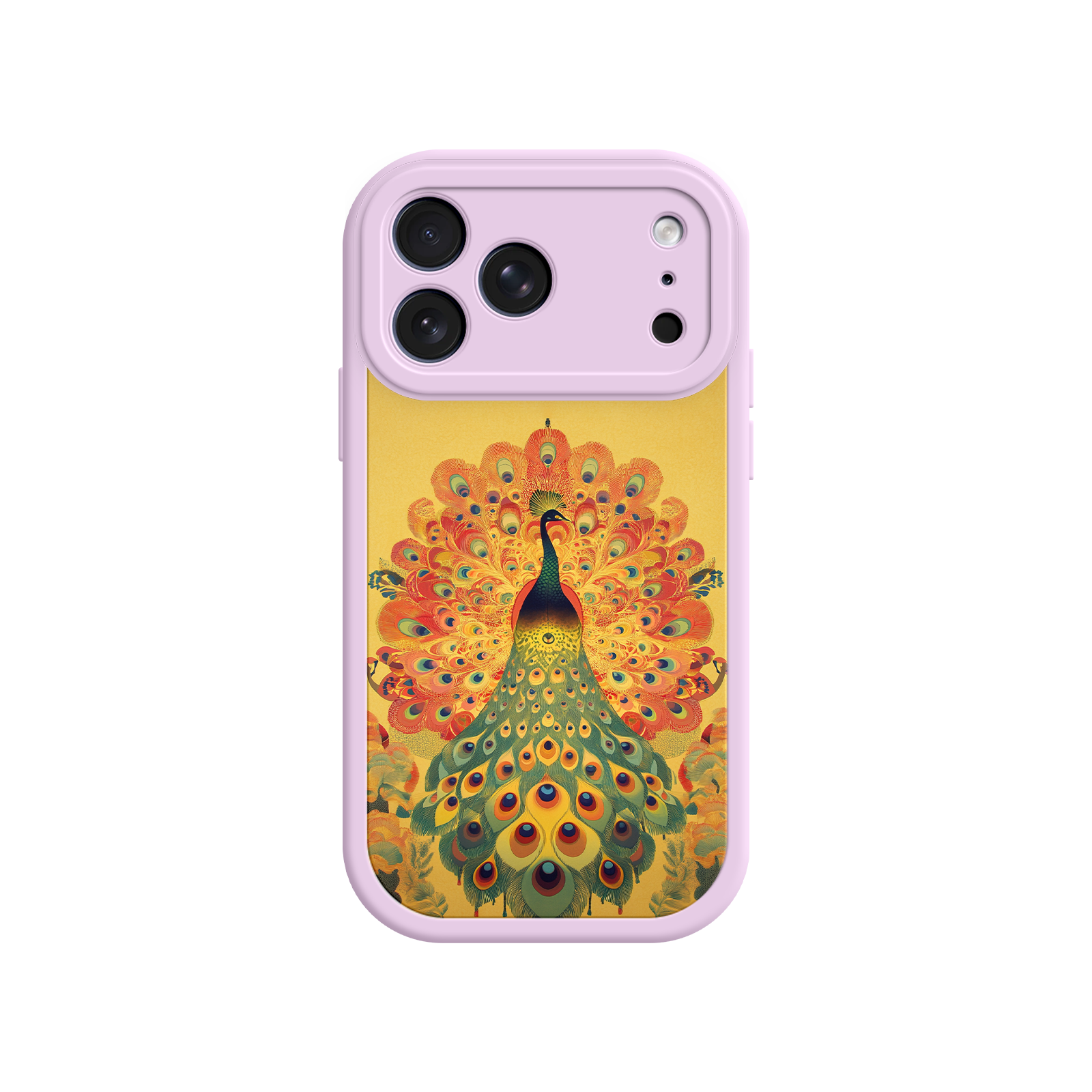 Peacock iPhone Case – Artistic Bird Design with Vibrant Feathers & Boho Style