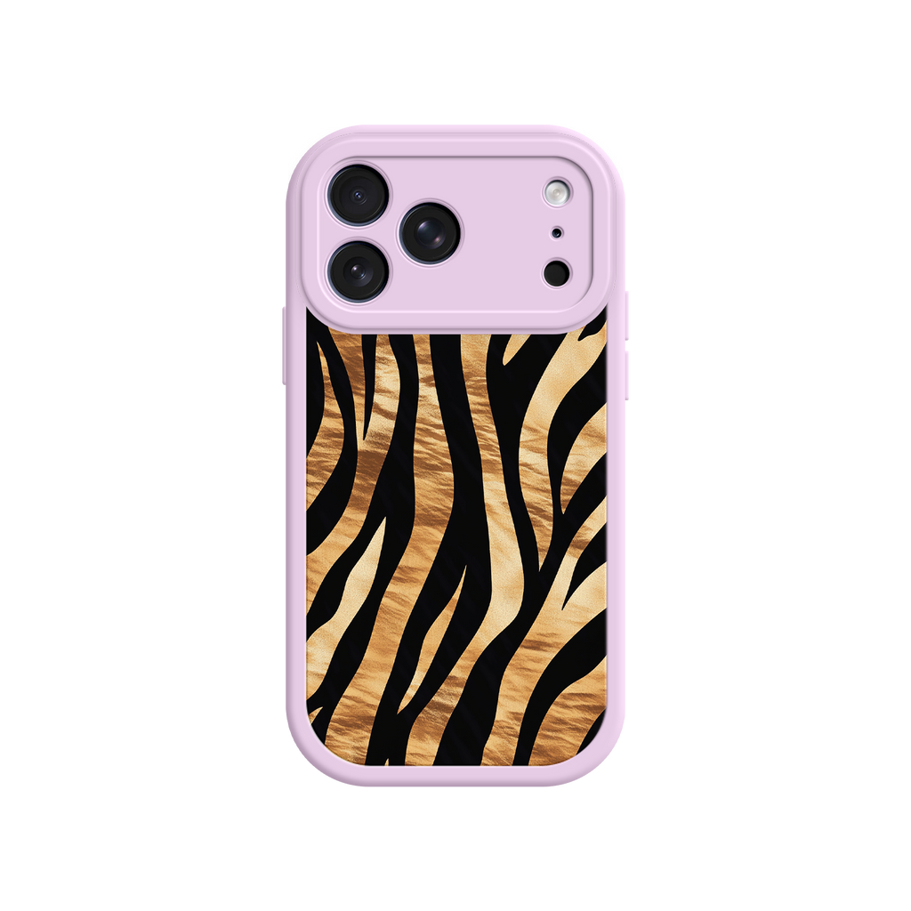 Fashion phone case with wild animal stripe design