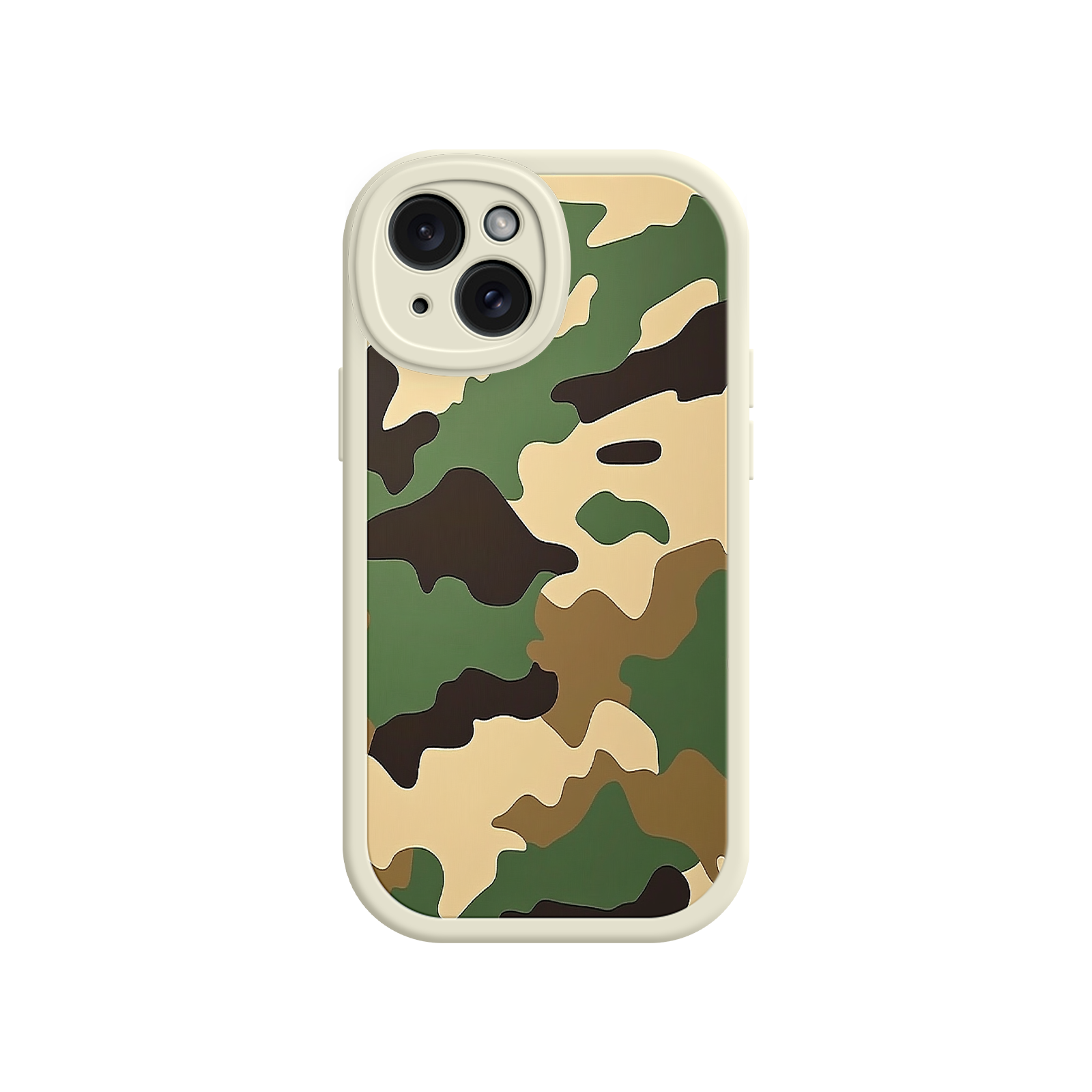 Military Camo iPhone 17 Case – Woodland Camouflage, Tactical Design, Rugged Phone Cover