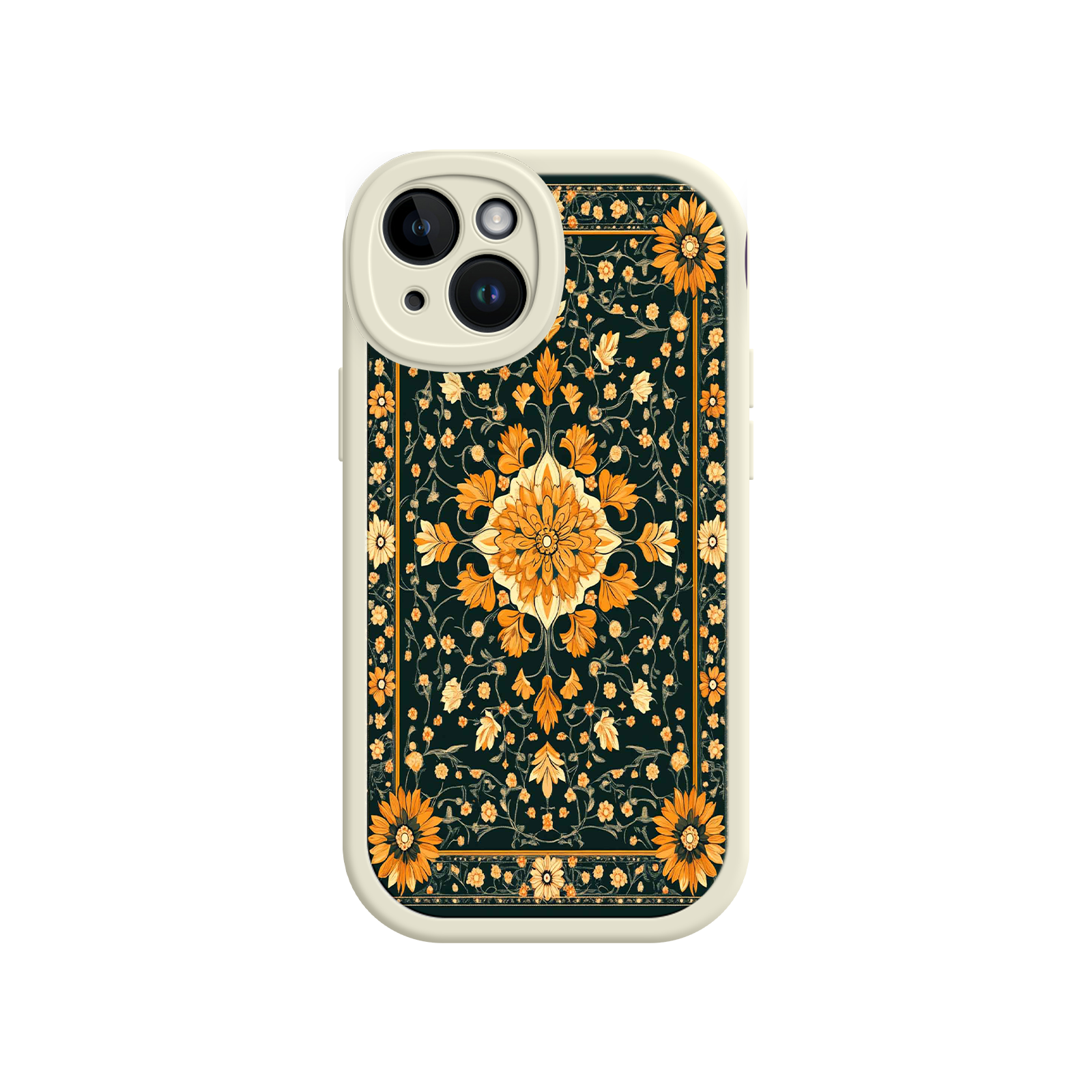 Ornate Floral iPhone 17 Case – Baroque Vintage Pattern Protective Cover for iPhone 16 Pro / Max