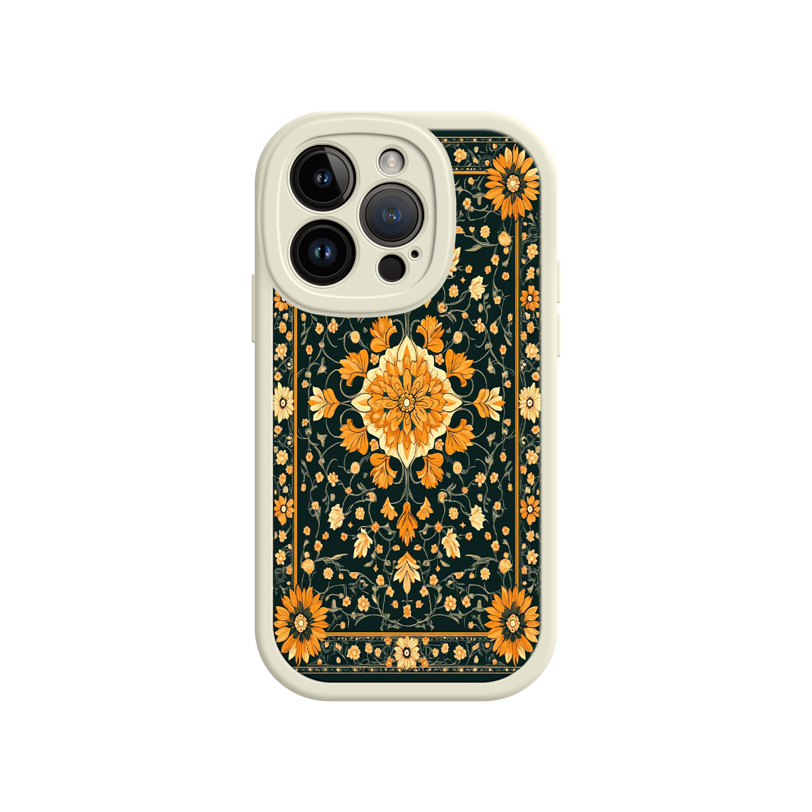 Ornate Floral iPhone 17 Case – Baroque Vintage Pattern Protective Cover for iPhone 16 Pro / Max