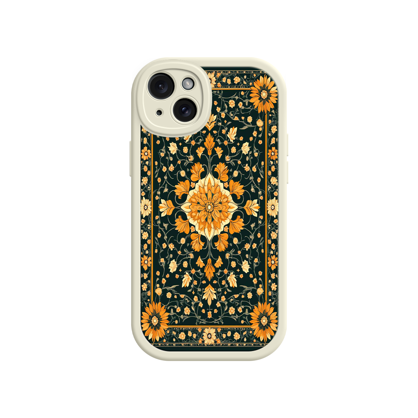 Ornate Floral iPhone 17 Case – Baroque Vintage Pattern Protective Cover for iPhone 16 Pro / Max