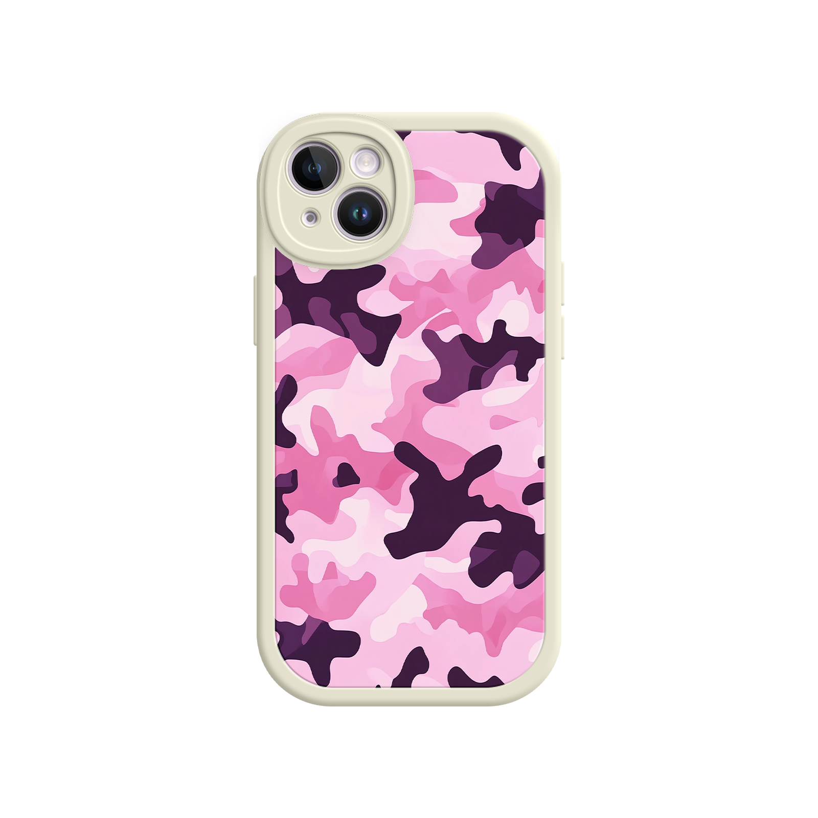 Pink Camo iPhone 17 Case – Camouflage, Feminine Style, Protective Phone Cover