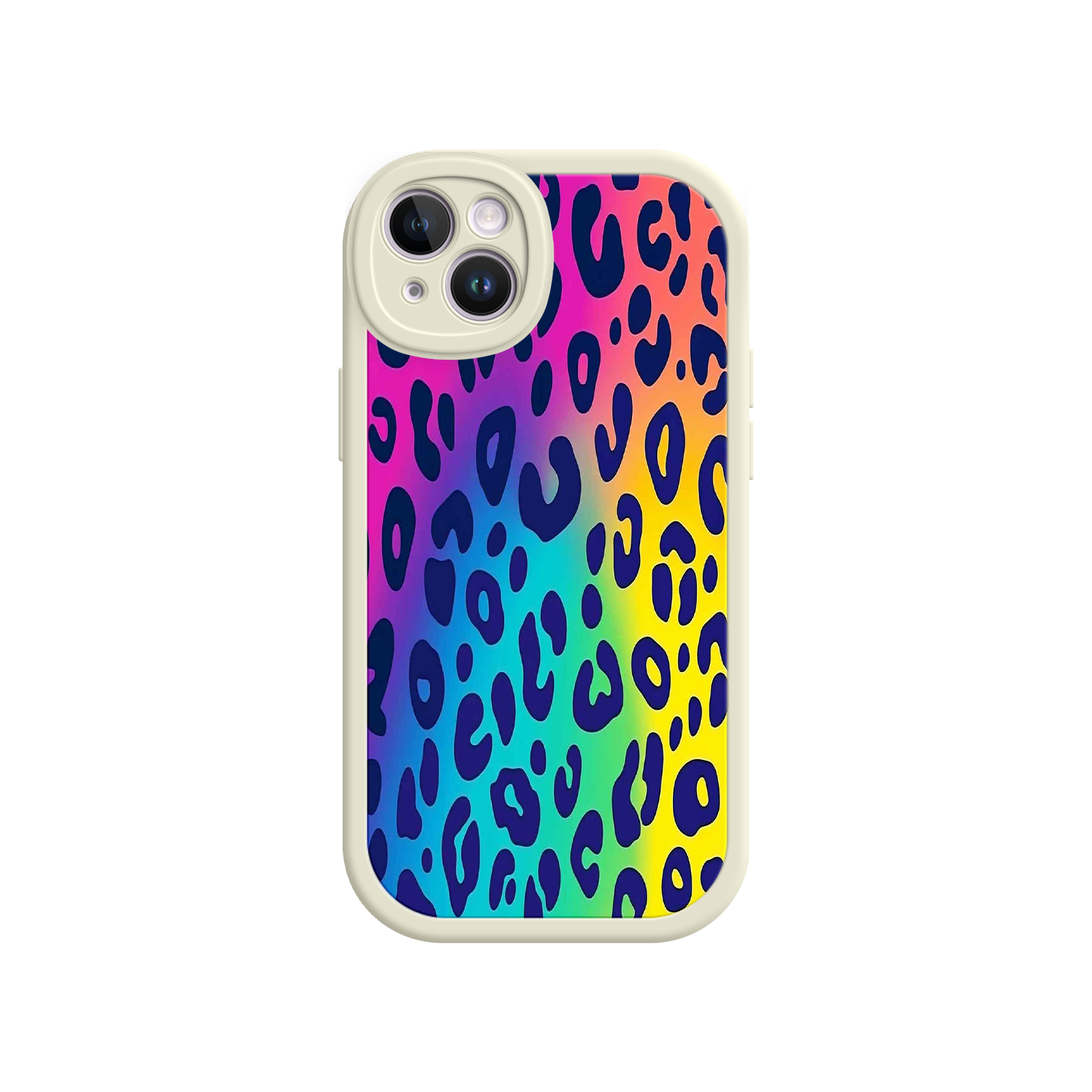 Rainbow Leopard Print iPhone 17 Case – Vibrant Gradient Leopard Pattern, Colorful Animal Print Design, Trendy Animal Print Phone Cover