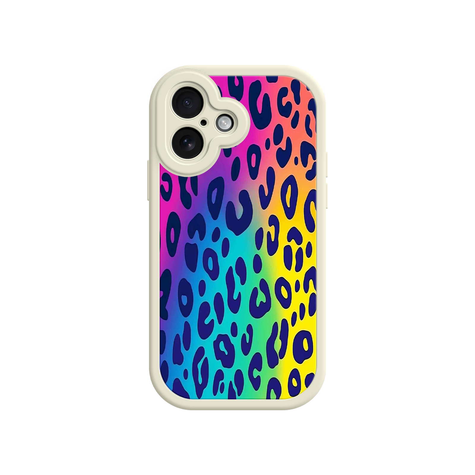 Rainbow Leopard Print iPhone 17 Case – Vibrant Gradient Leopard Pattern, Colorful Animal Print Design, Trendy Animal Print Phone Cover