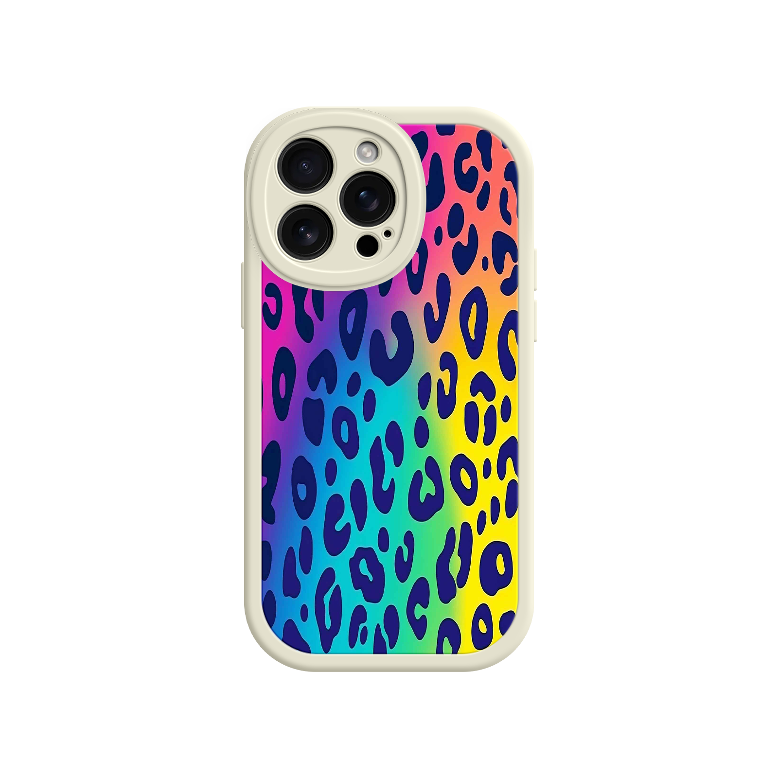 Rainbow Leopard Print iPhone 17 Case – Vibrant Gradient Leopard Pattern, Colorful Animal Print Design, Trendy Animal Print Phone Cover