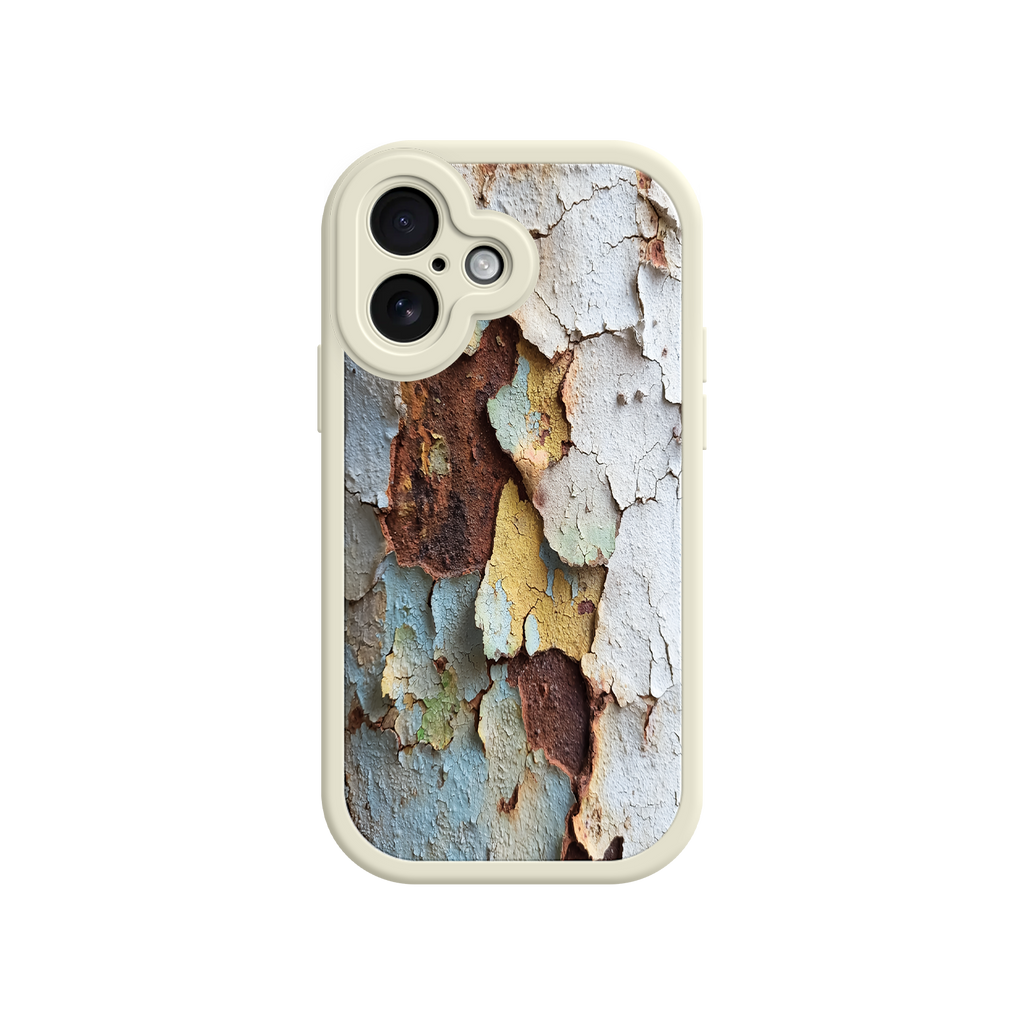 Rustic Patina Phone Case – Vintage Peeling Paint Design for iPhone 17