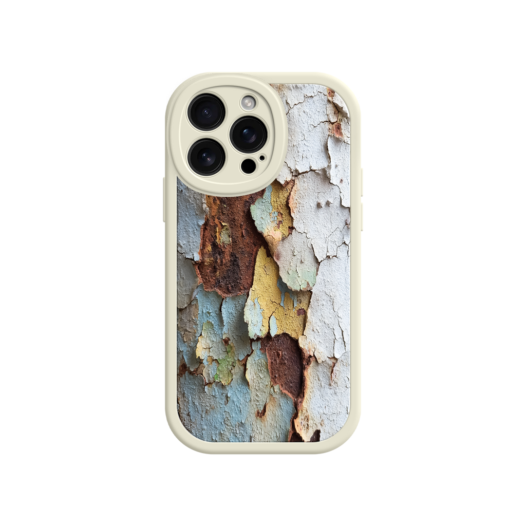 Rustic Patina Phone Case – Vintage Peeling Paint Design for iPhone 17