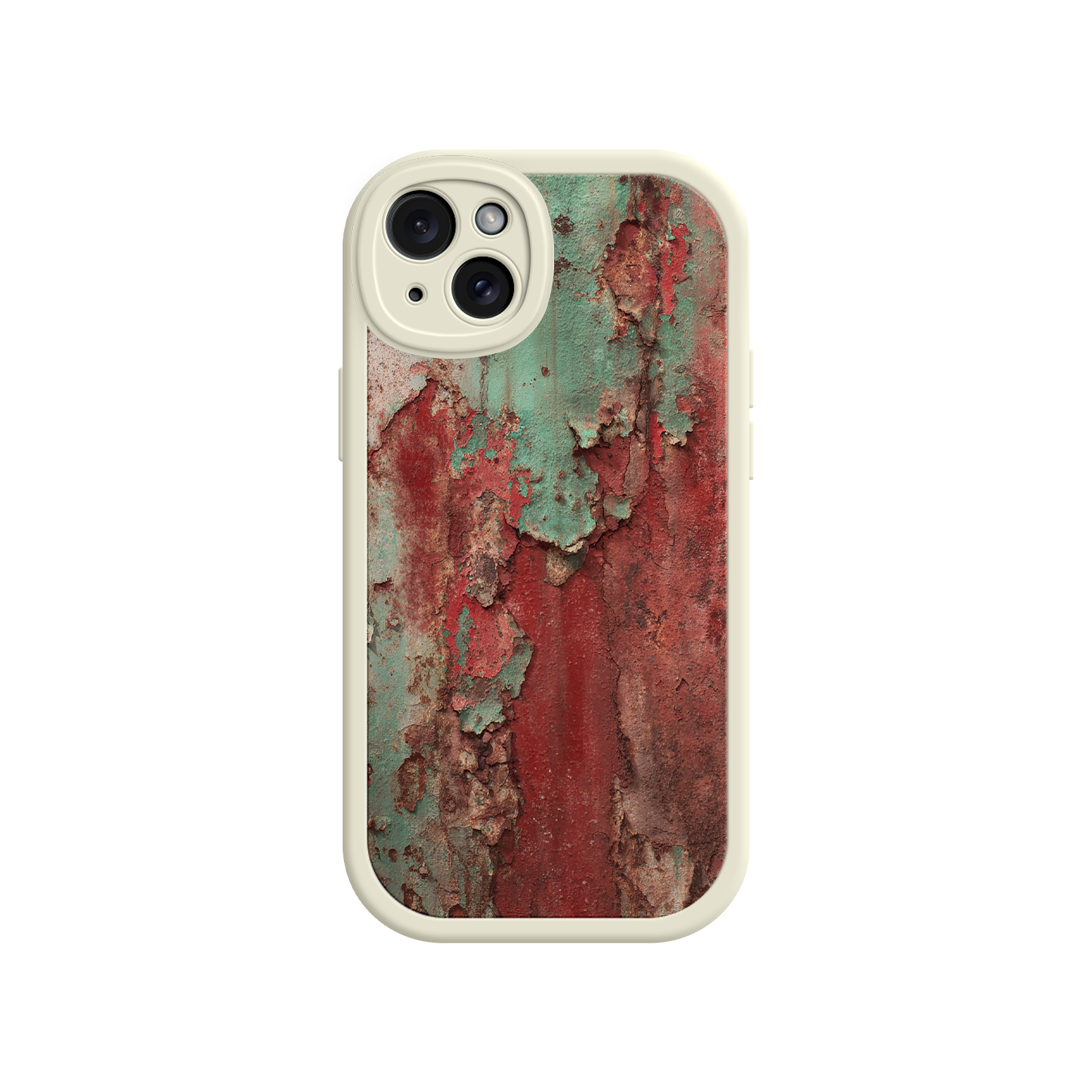 Rustic Metal Texture Phone Case – Vintage Industrial Style for iPhone 17