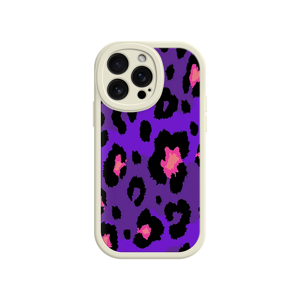 Purple Leopard Print iPhone 17 Case – Trendy Animal Print, Protective Fashion Cover, Bold & Stylish Design