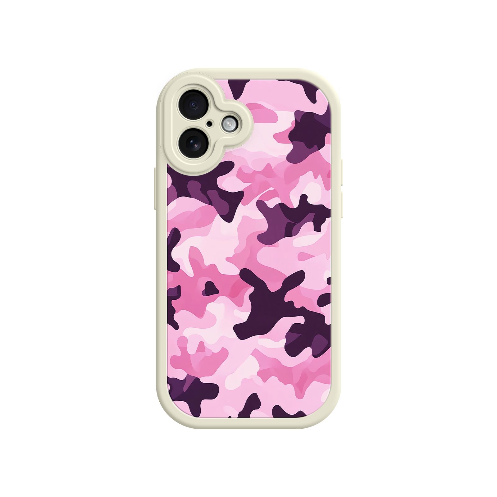 Pink Camo iPhone 17 Case – Camouflage, Feminine Style, Protective Phone Cover